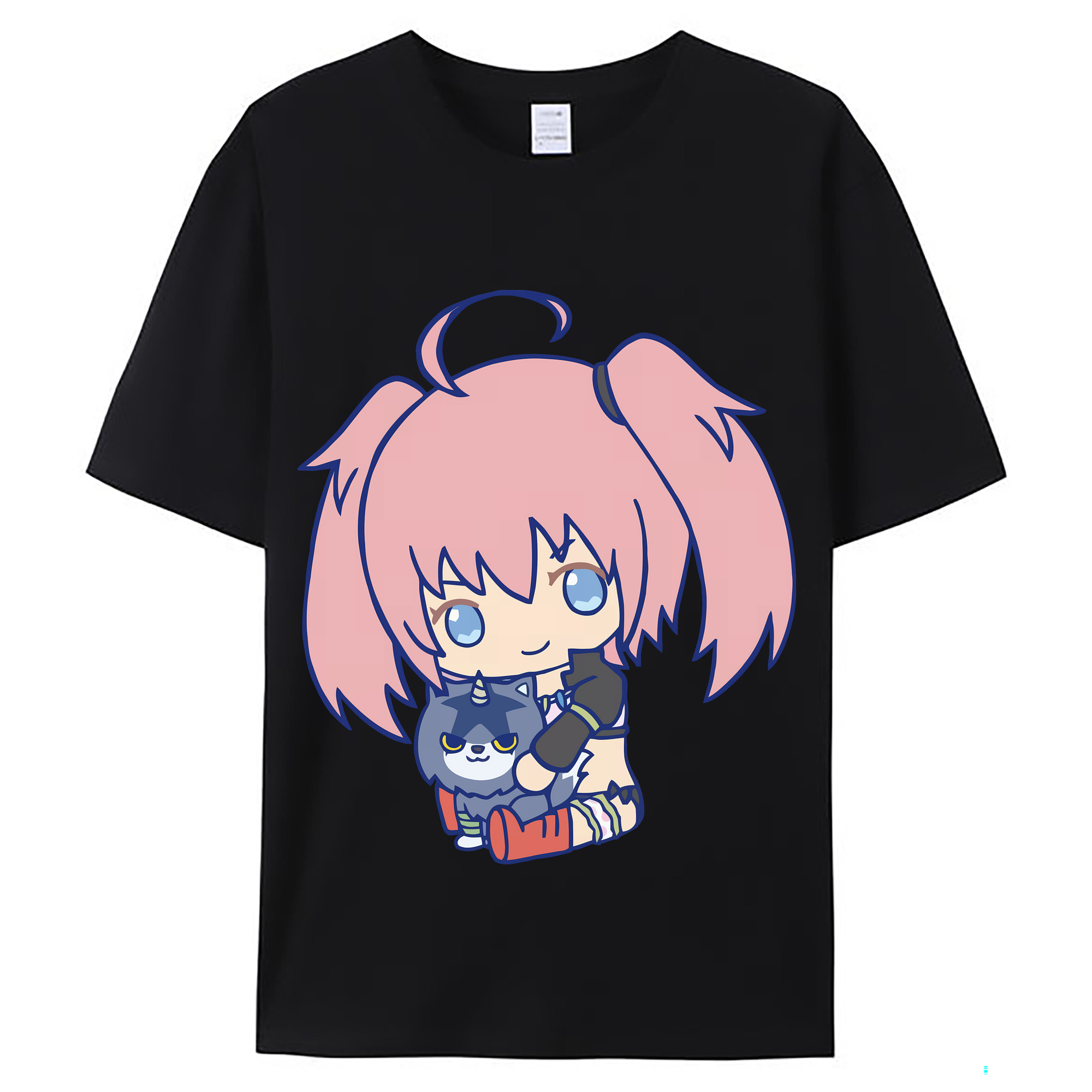 （画像用） 転スラ Regarding Reincarnated to Slime レディースカジュアルプリントTシャツ（綿100％）