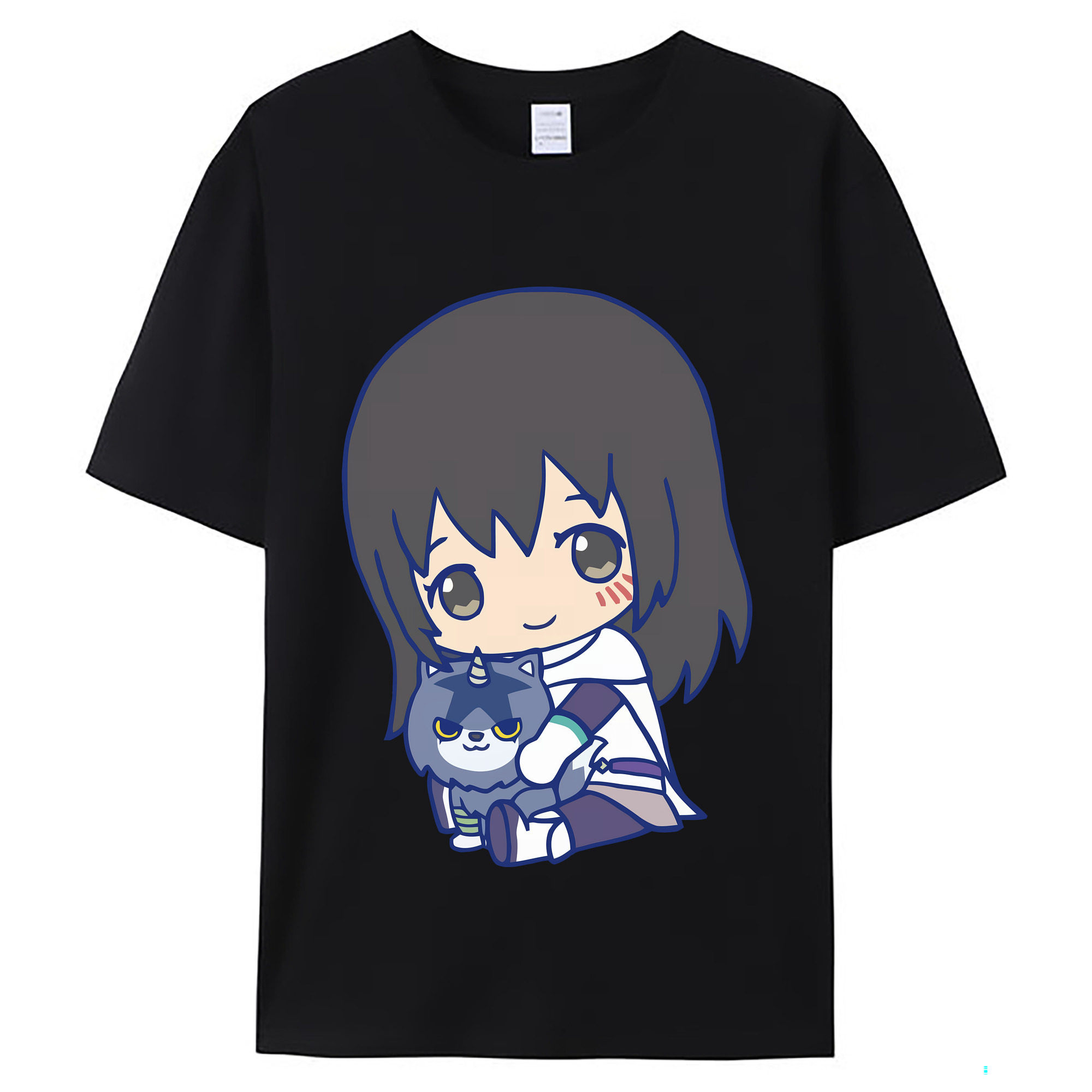 （画像用） 転スラ Regarding Reincarnated to Slime レディースカジュアルプリントTシャツ（綿100％）