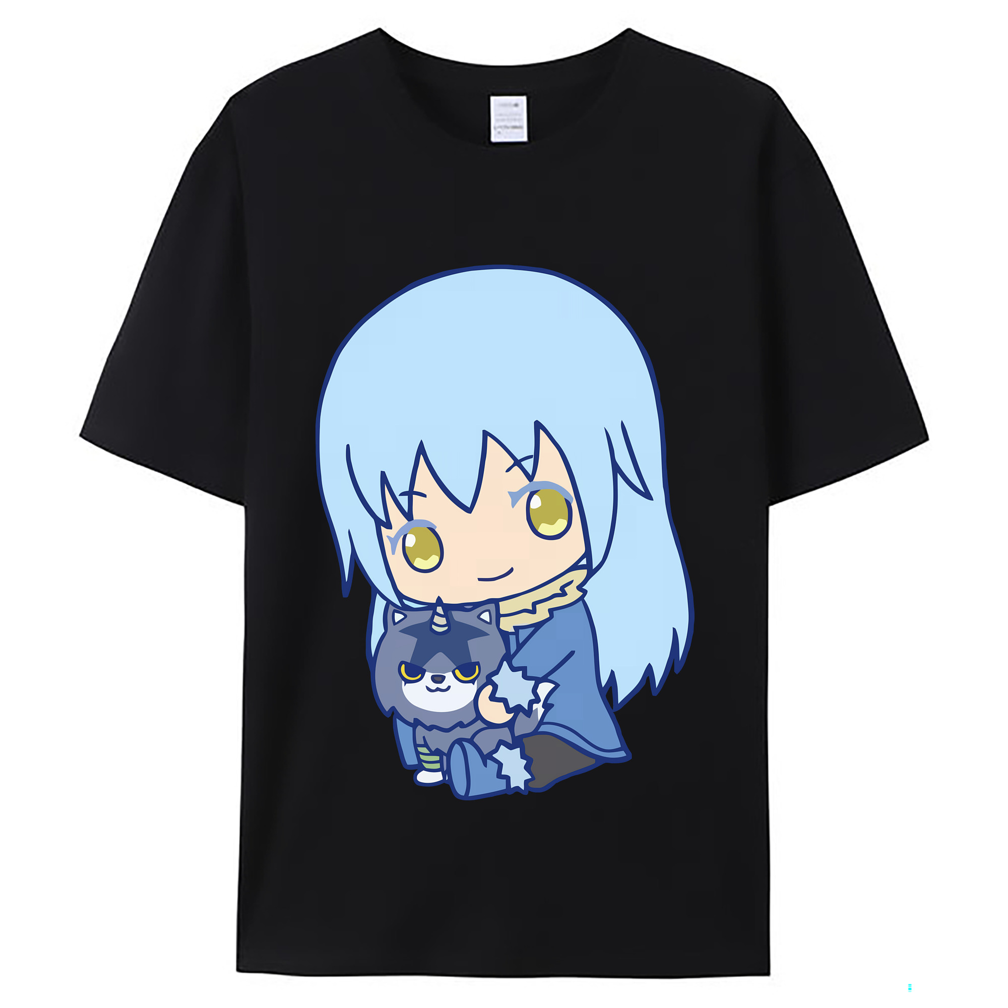 （画像用） 転スラ Regarding Reincarnated to Slime レディースカジュアルプリントTシャツ（綿100％）