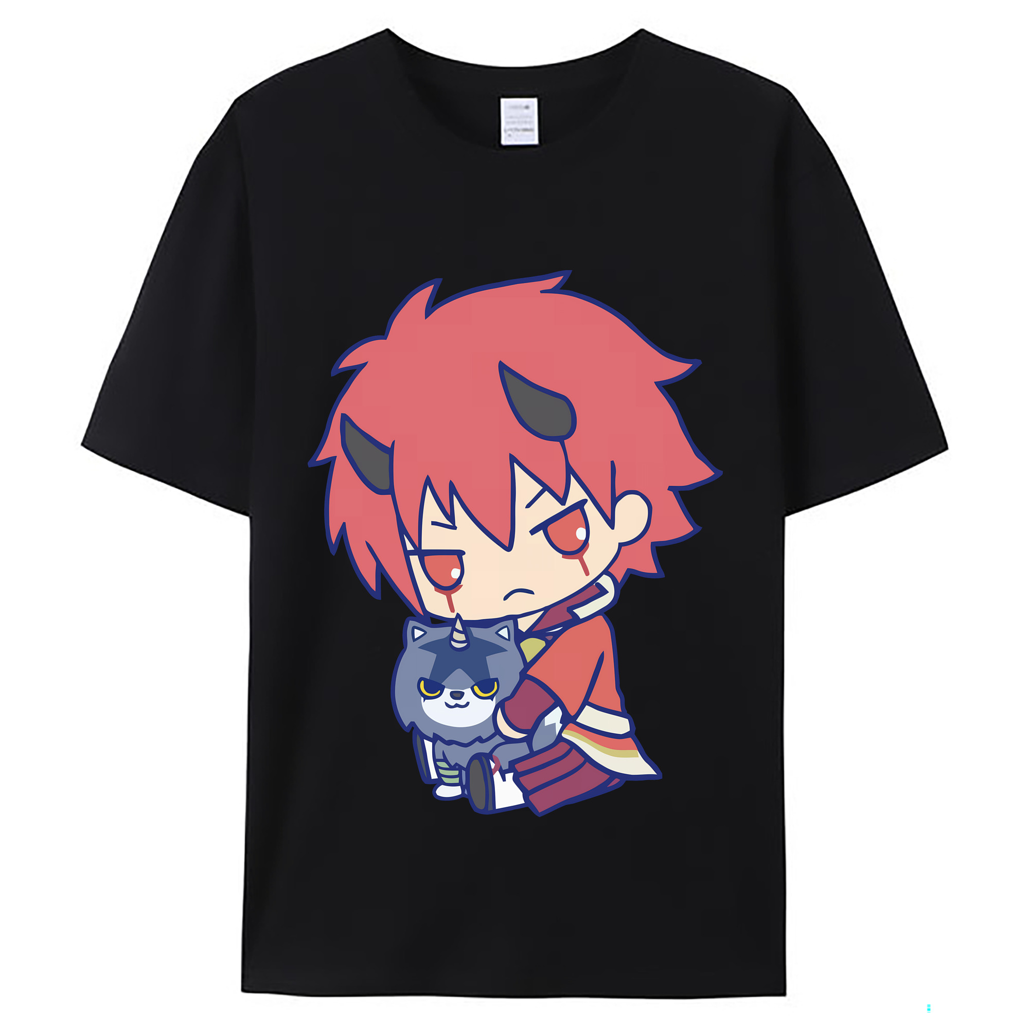 （画像用） 転スラ Regarding Reincarnated to Slime レディースカジュアルプリントTシャツ（綿100％）