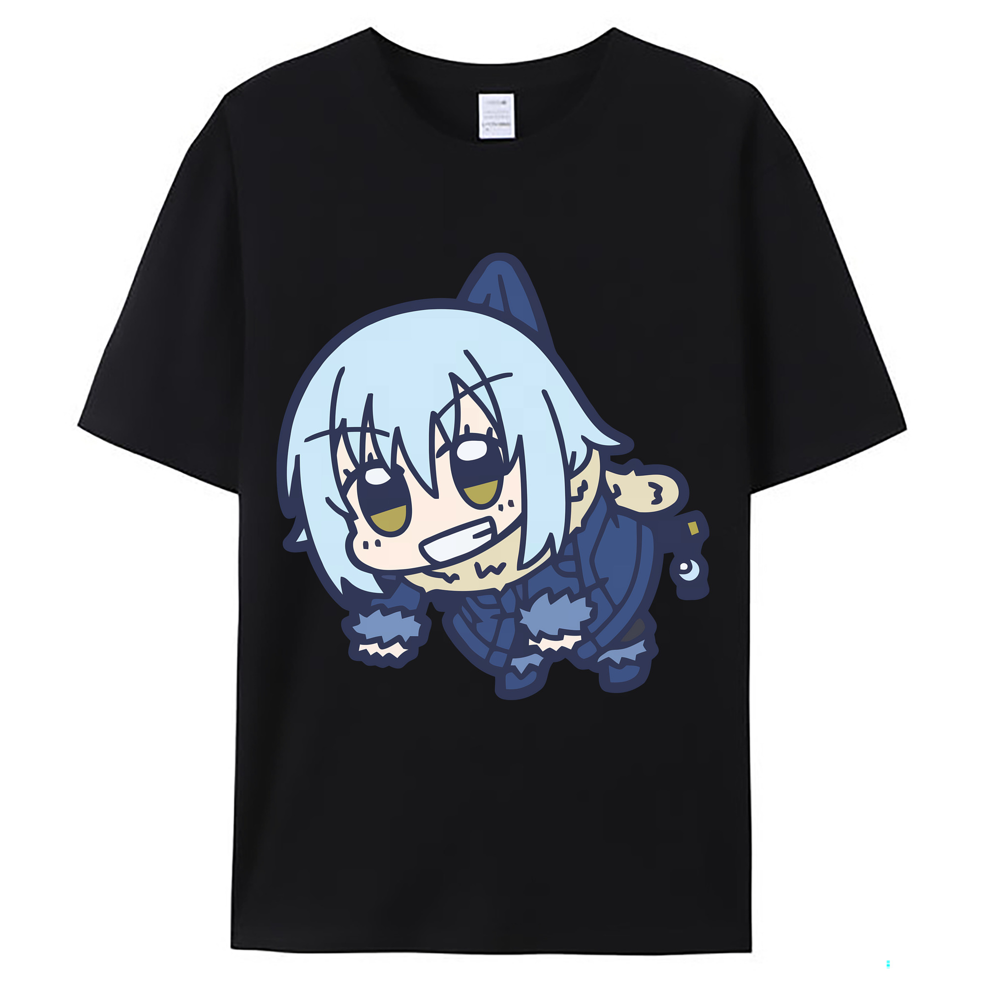 （画像用） 転スラ Regarding Reincarnated to Slime レディースカジュアルプリントTシャツ（綿100％）