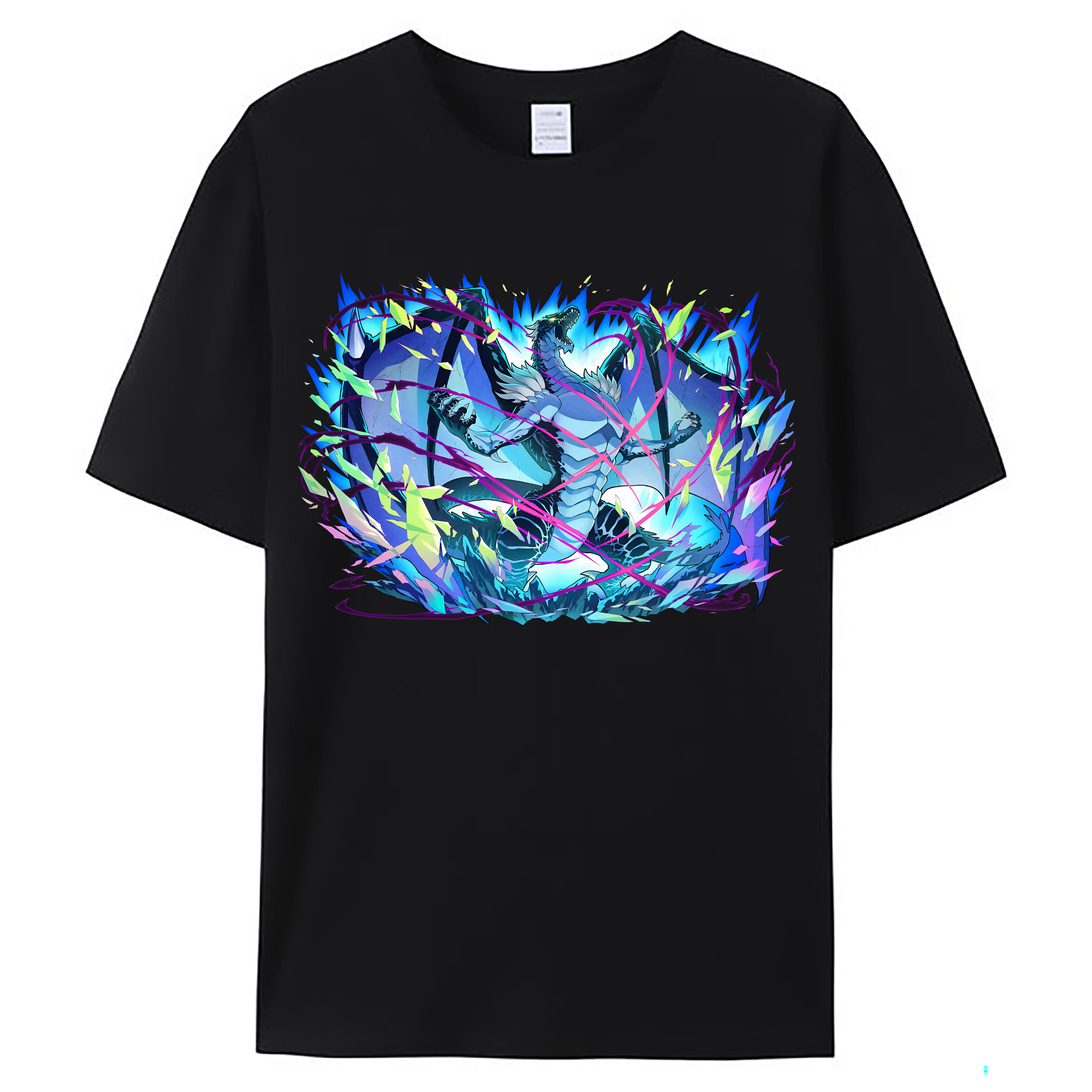 （画像用） 転スラ Regarding Reincarnated to Slime レディースカジュアルプリントTシャツ（綿100％）
