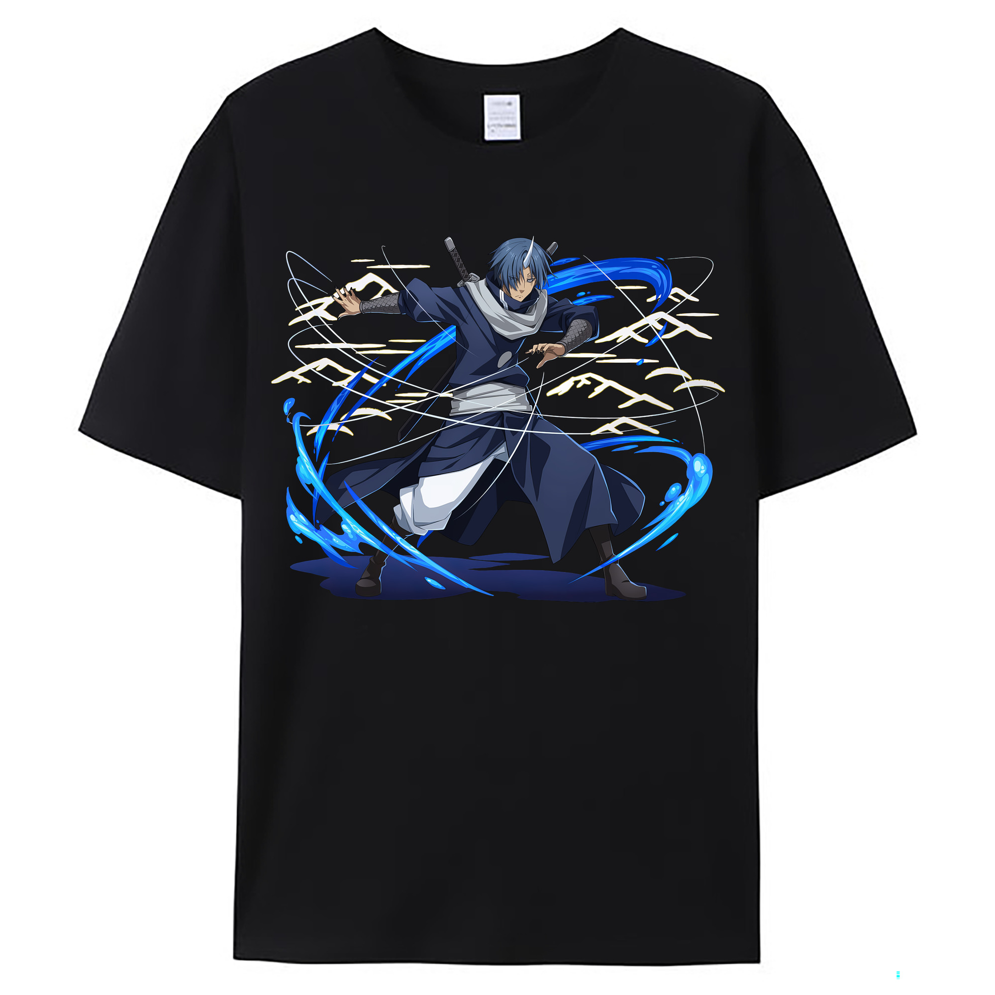 （画像用） 転スラ Regarding Reincarnated to Slime レディースカジュアルプリントTシャツ（綿100％）
