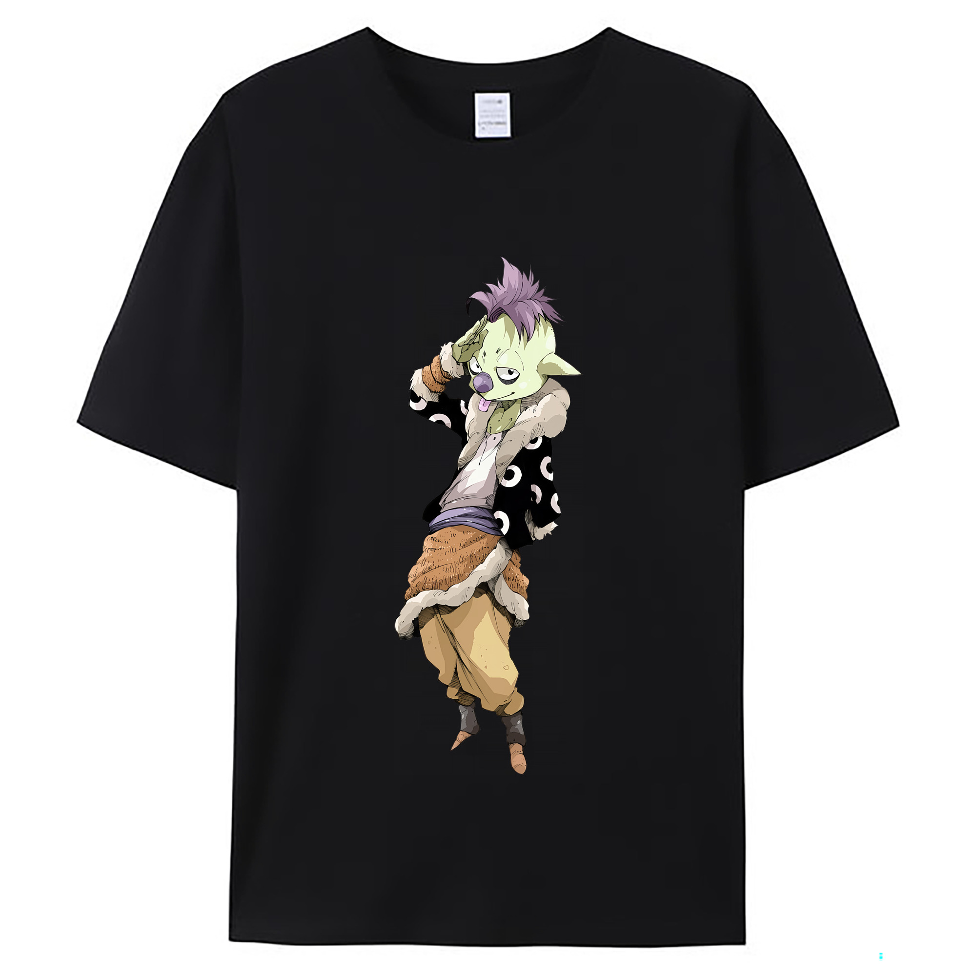 （画像用） 転スラ Regarding Reincarnated to Slime レディースカジュアルプリントTシャツ（綿100％）