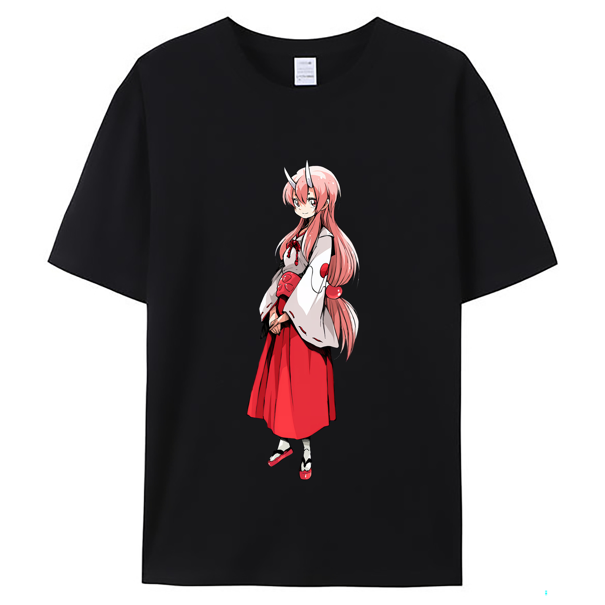 （画像用） 転スラ Regarding Reincarnated to Slime レディースカジュアルプリントTシャツ（綿100％）