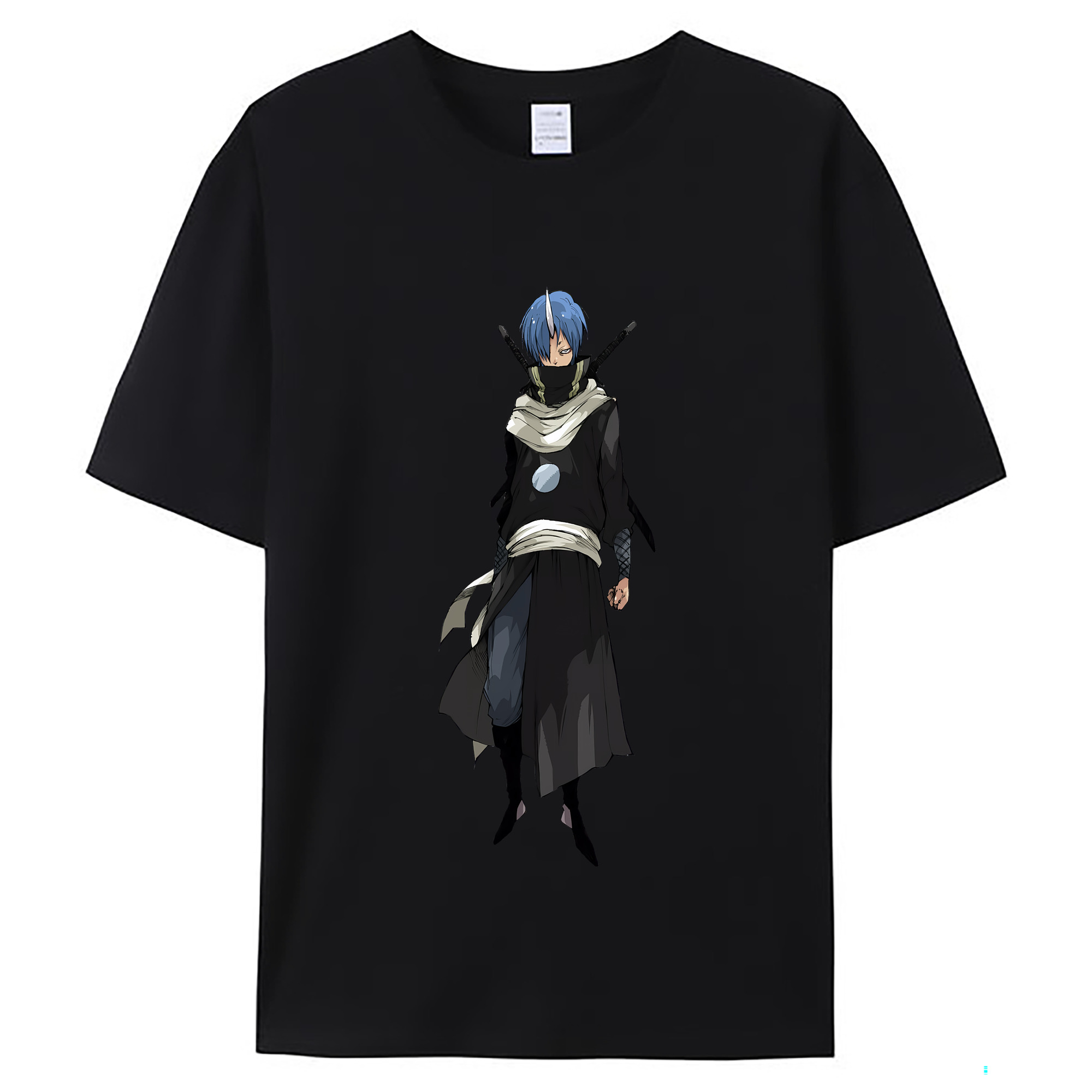 （画像用） 転スラ Regarding Reincarnated to Slime レディースカジュアルプリントTシャツ（綿100％）
