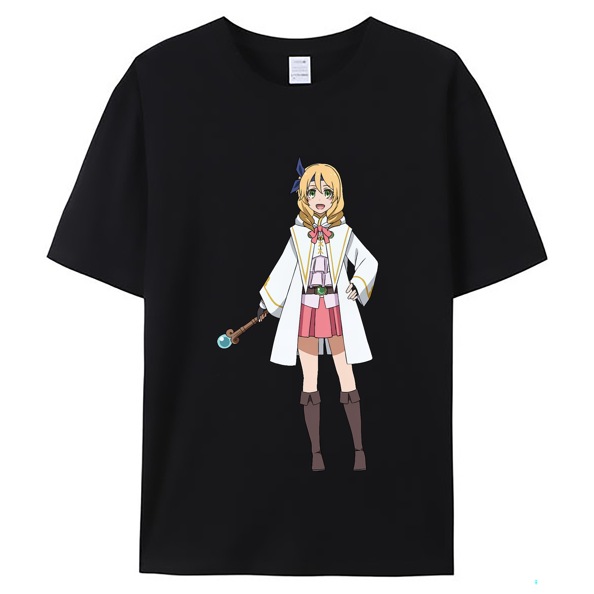（画像用） 転スラ Regarding Reincarnated to Slime レディースカジュアルプリントTシャツ（綿100％）