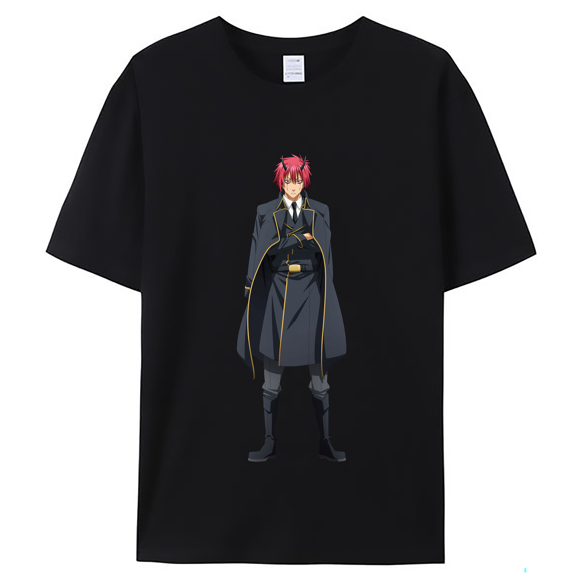 （画像用） 転スラ Regarding Reincarnated to Slime レディースカジュアルプリントTシャツ（綿100％）