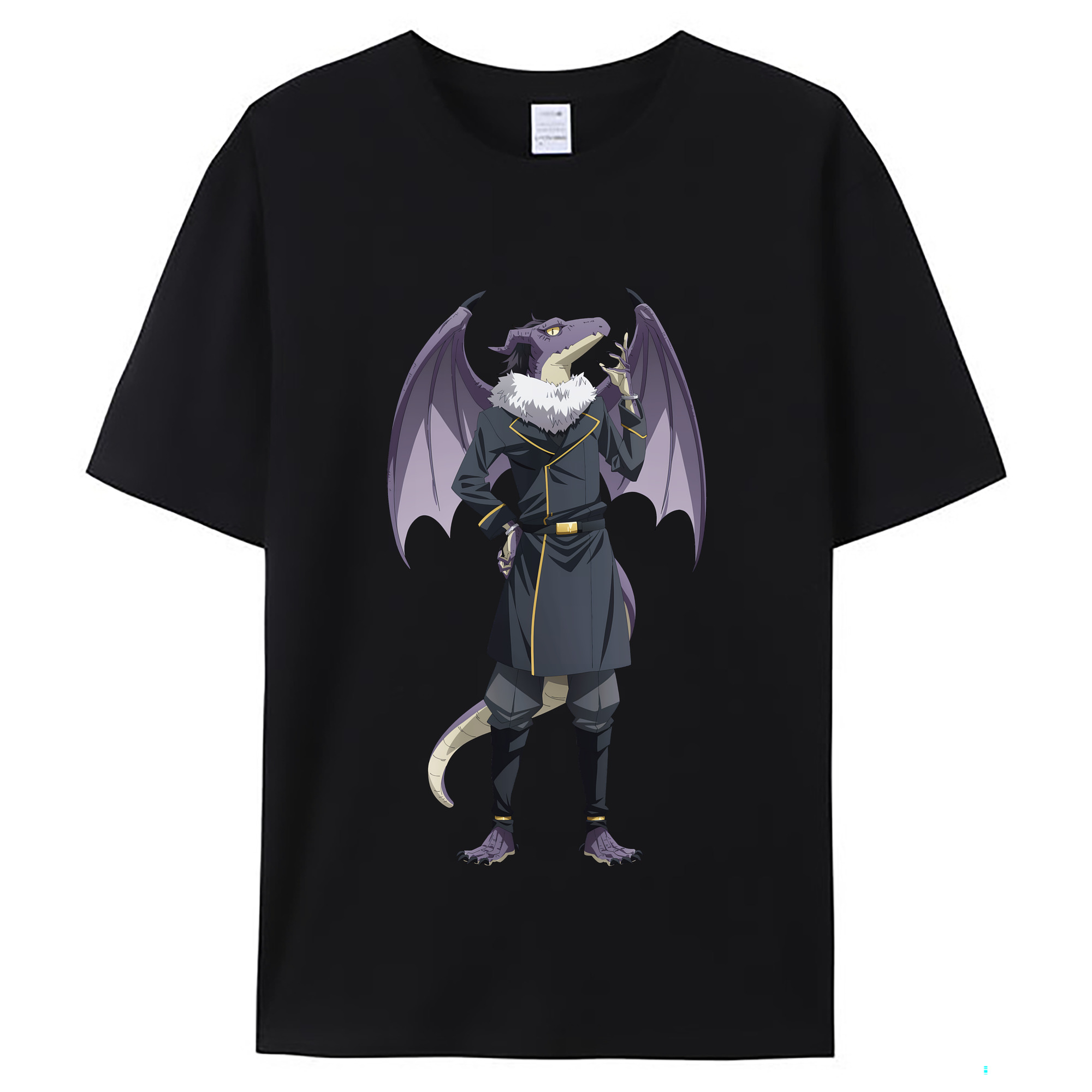 （画像用） 転スラ Regarding Reincarnated to Slime レディースカジュアルプリントTシャツ（綿100％）