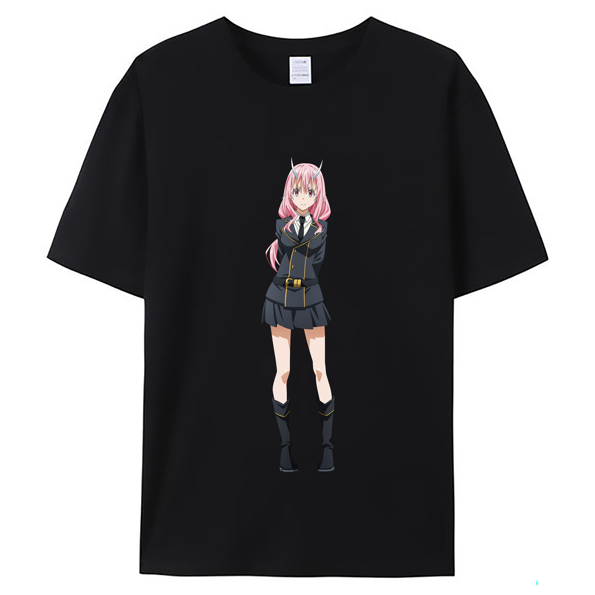 （画像用） 転スラ Regarding Reincarnated to Slime レディースカジュアルプリントTシャツ（綿100％）
