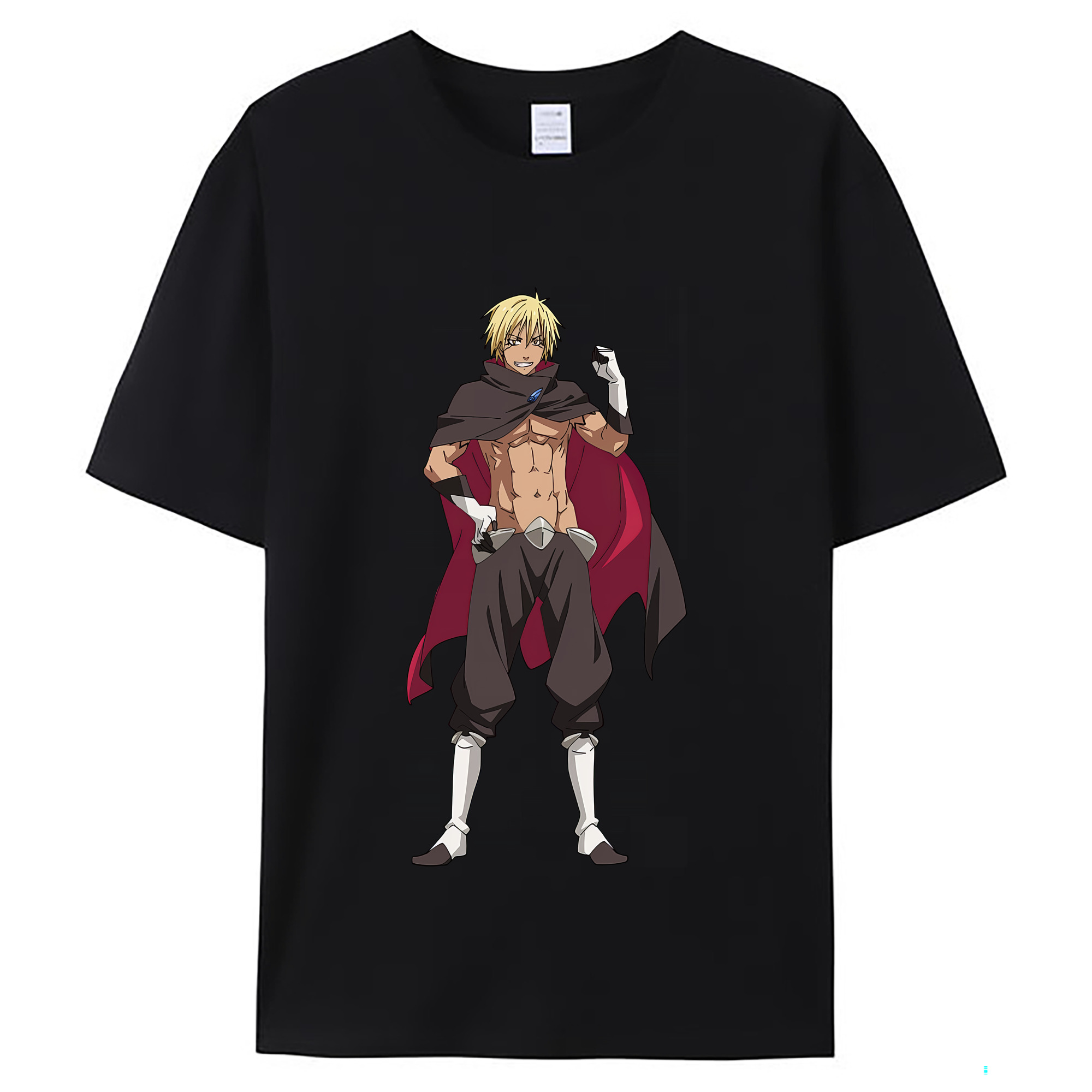 （画像用） 転スラ Regarding Reincarnated to Slime レディースカジュアルプリントTシャツ（綿100％）