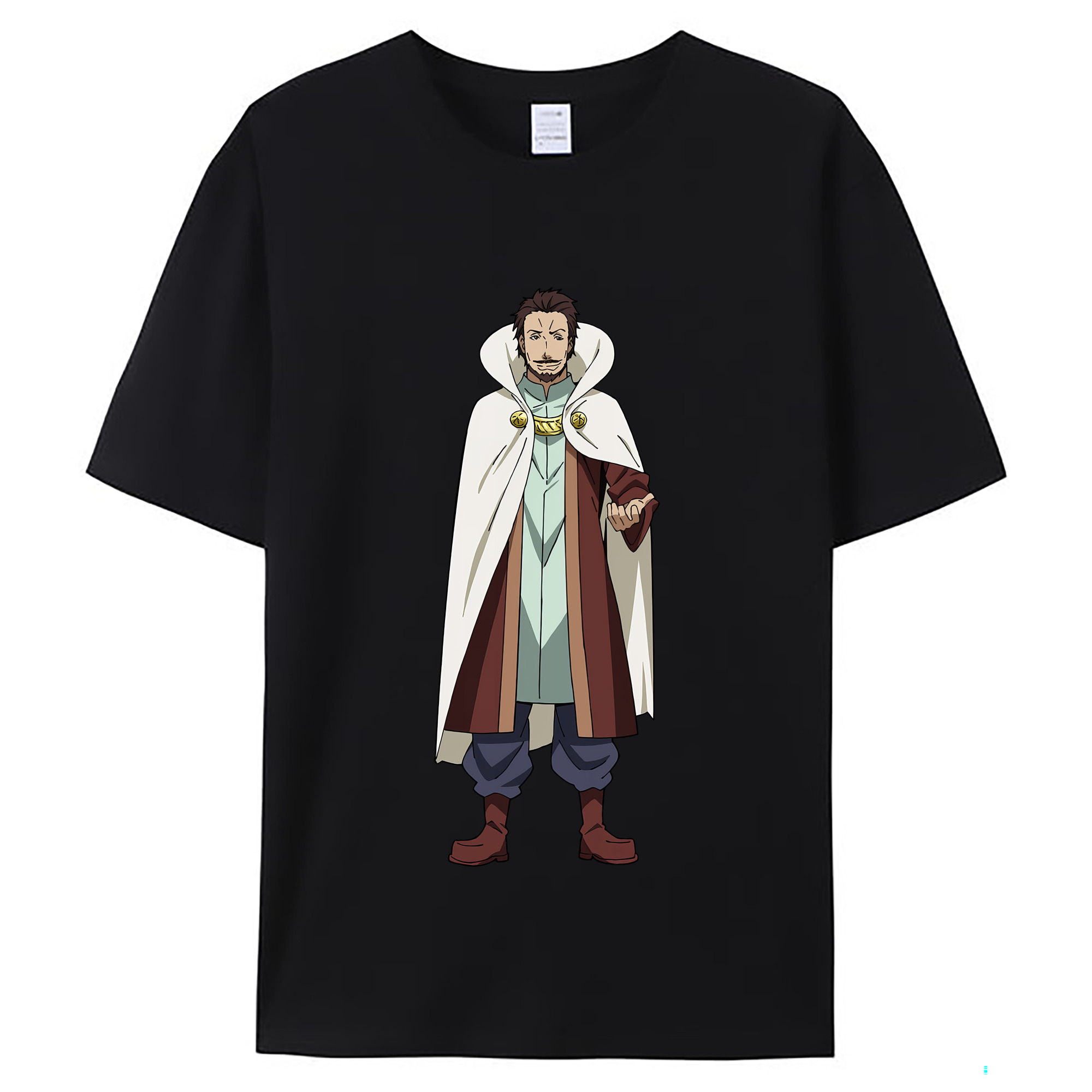 （画像用） 転スラ Regarding Reincarnated to Slime レディースカジュアルプリントTシャツ（綿100％）