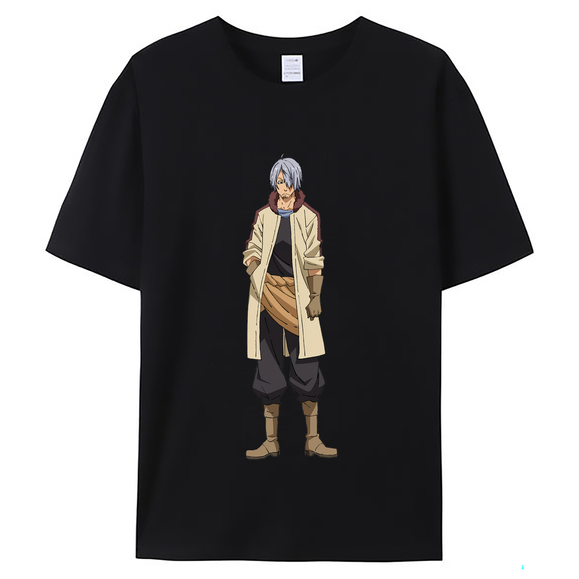 （画像用） 転スラ Regarding Reincarnated to Slime レディースカジュアルプリントTシャツ（綿100％）
