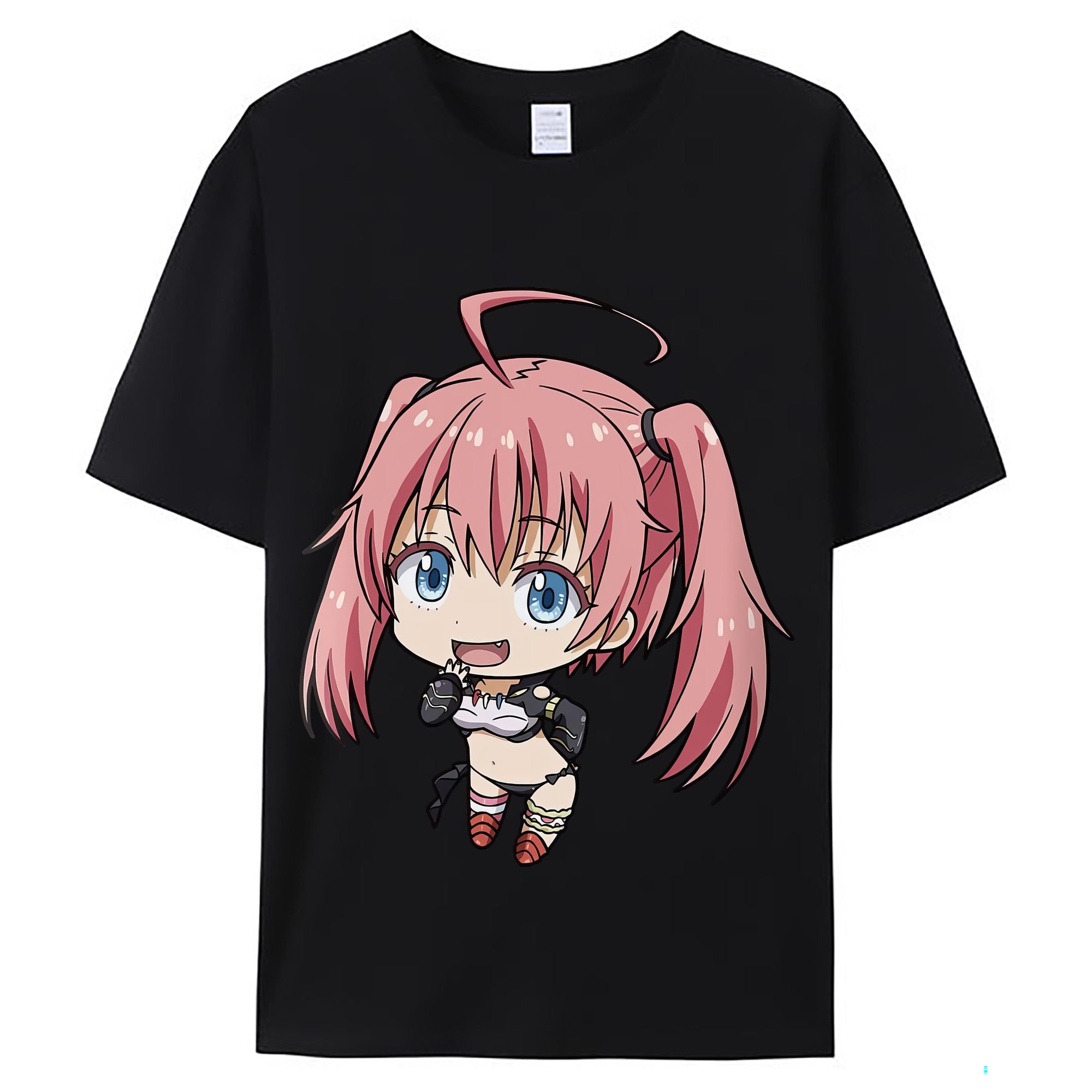 （画像用） 転スラ Regarding Reincarnated to Slime レディースカジュアルプリントTシャツ（綿100％）