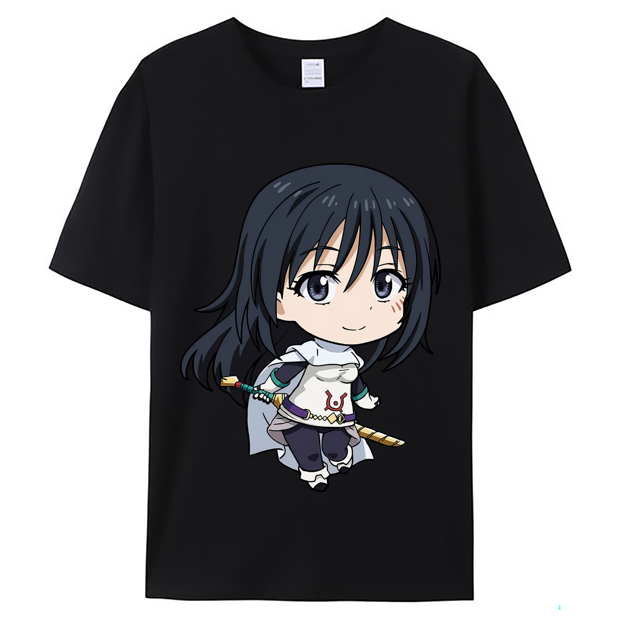 （画像用） 転スラ Regarding Reincarnated to Slime レディースカジュアルプリントTシャツ（綿100％）