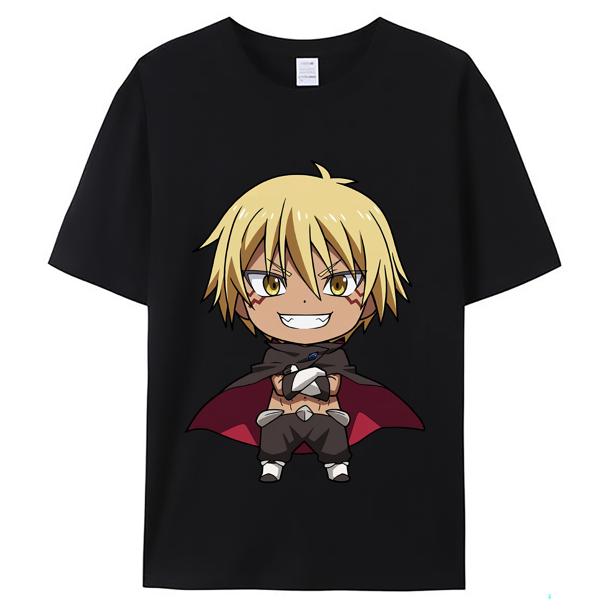 （画像用） 転スラ Regarding Reincarnated to Slime レディースカジュアルプリントTシャツ（綿100％）