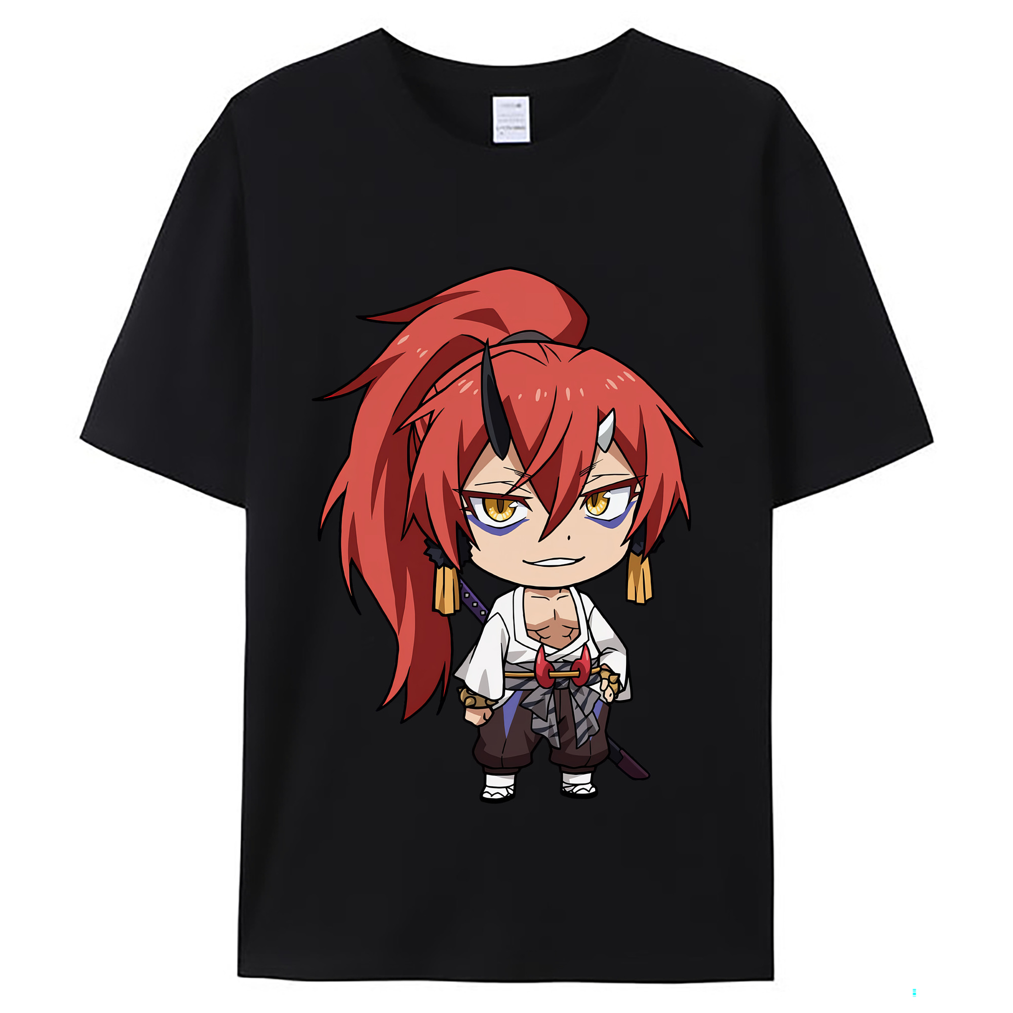 （画像用） 転スラ Regarding Reincarnated to Slime レディースカジュアルプリントTシャツ（綿100％）