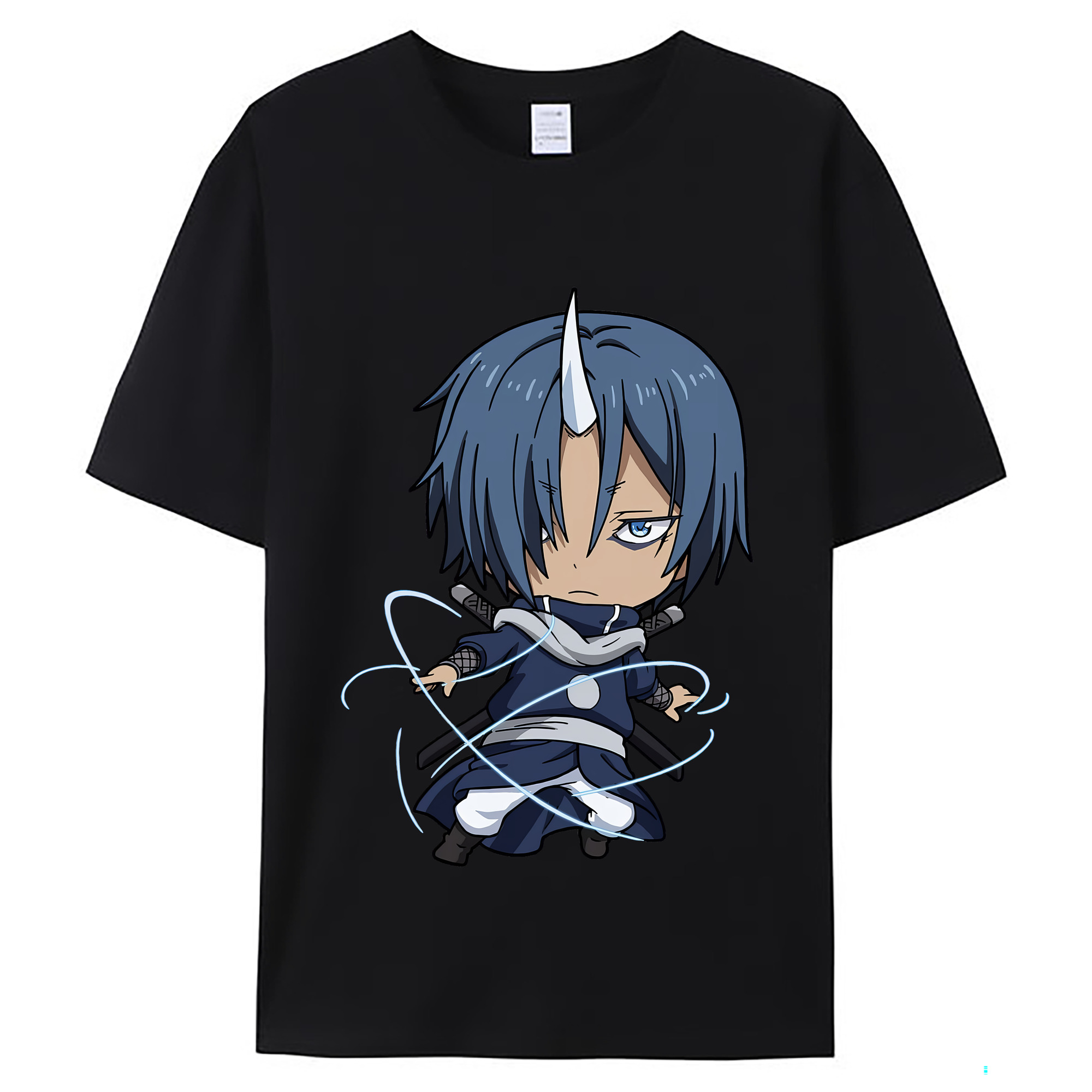 （画像用） 転スラ Regarding Reincarnated to Slime レディースカジュアルプリントTシャツ（綿100％）