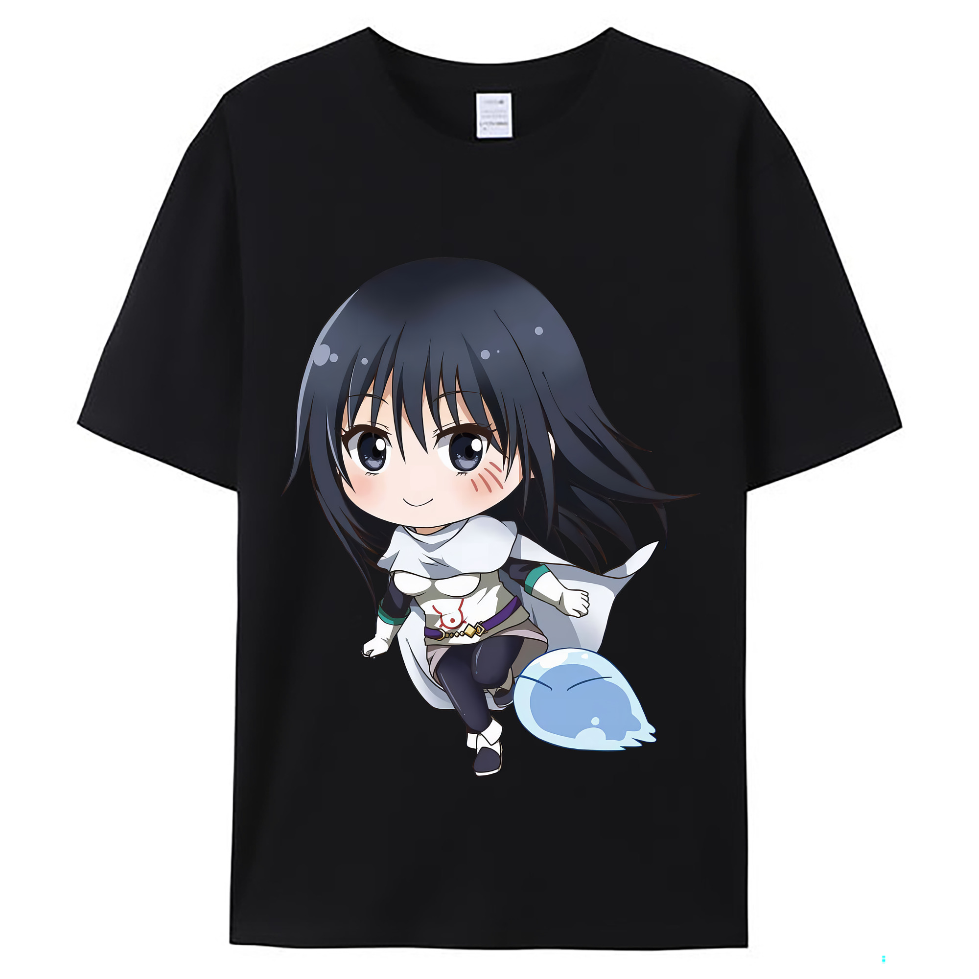 （画像用） 転スラ Regarding Reincarnated to Slime レディースカジュアルプリントTシャツ（綿100％）