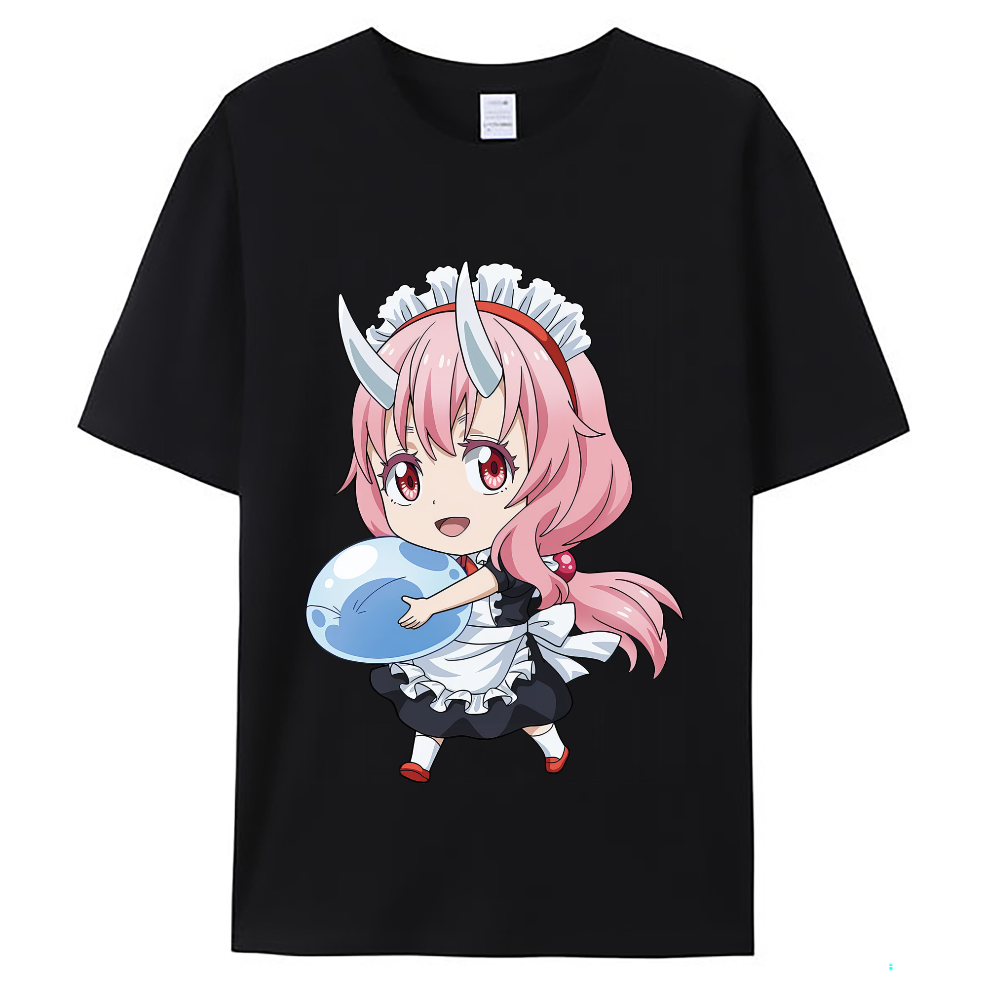 （画像用） 転スラ Regarding Reincarnated to Slime レディースカジュアルプリントTシャツ（綿100％）