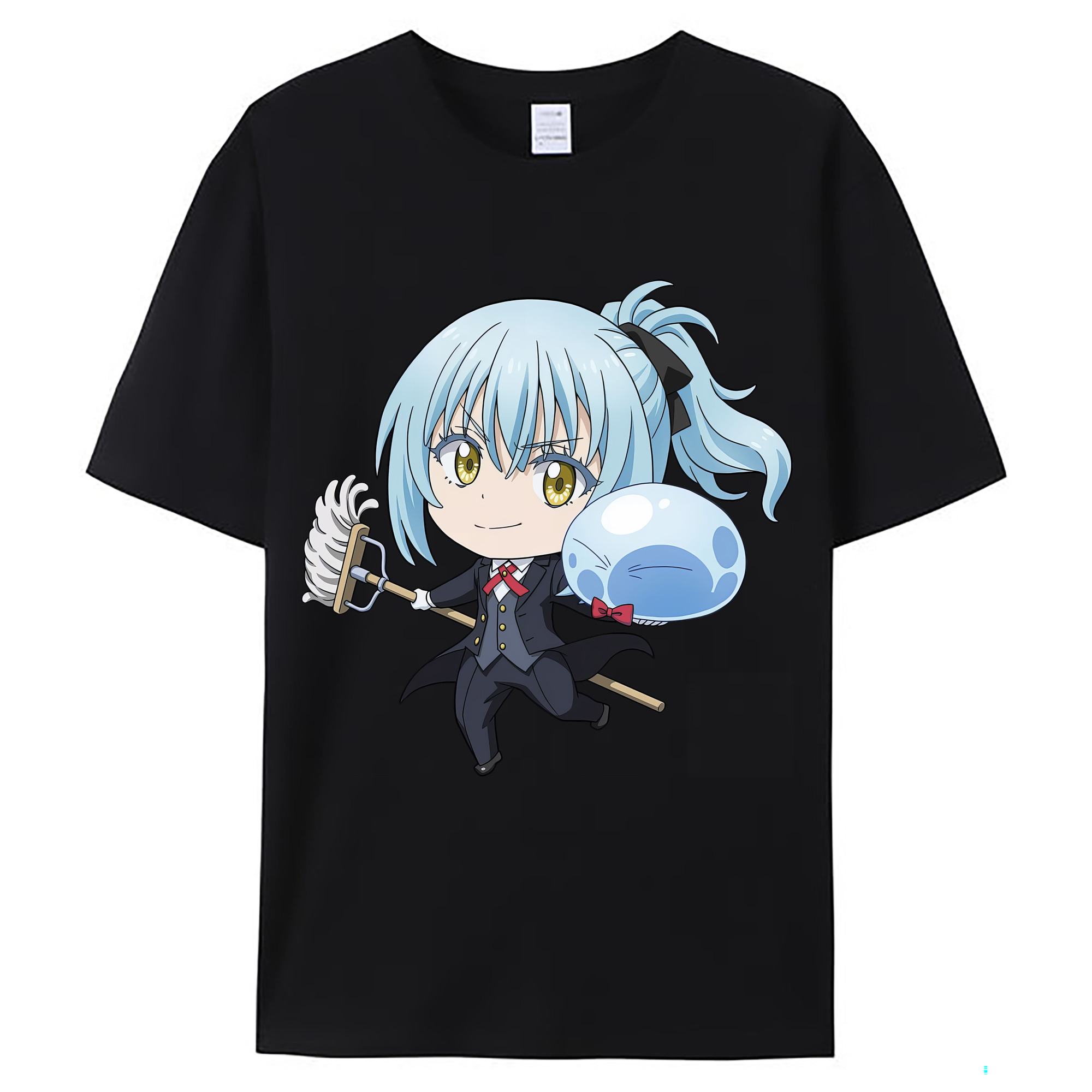 （画像用） 転スラ Regarding Reincarnated to Slime レディースカジュアルプリントTシャツ（綿100％）