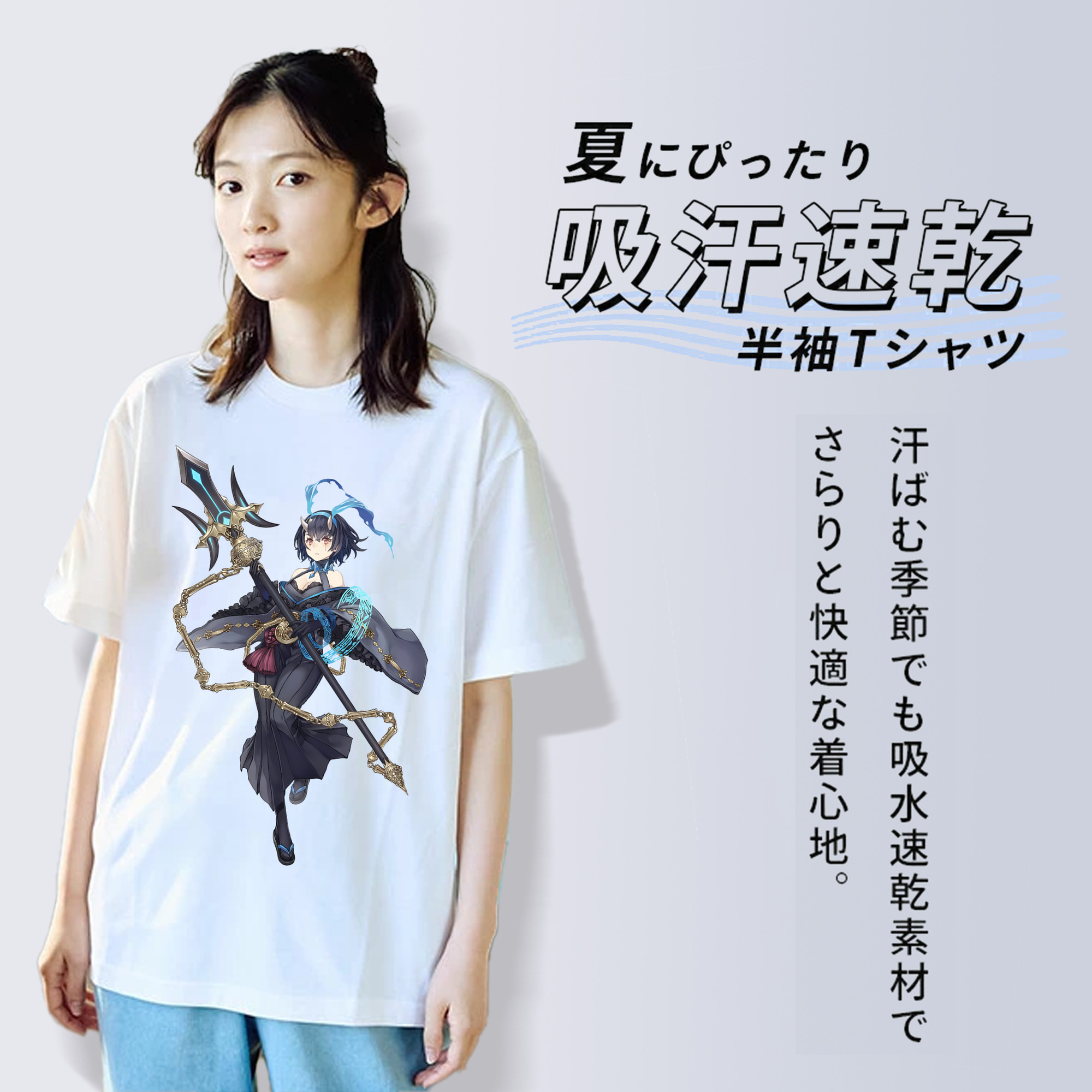転スラ Regarding Reincarnated to Slime レディースカジュアルプリントTシャツ（綿100％）