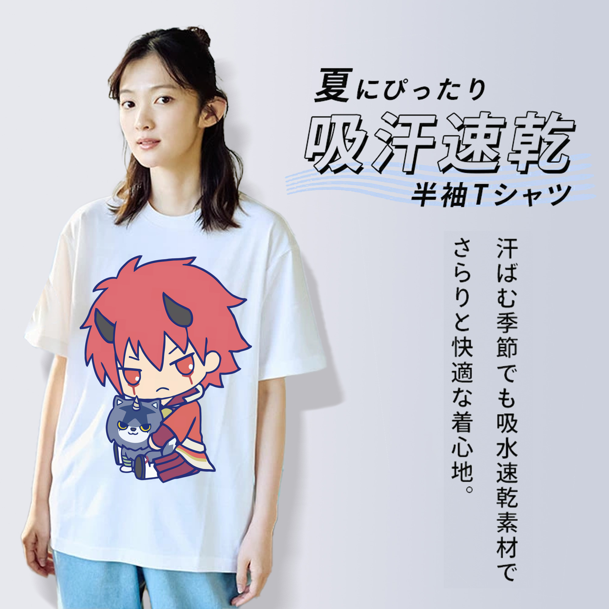 転スラ Regarding Reincarnated to Slime レディースカジュアルプリントTシャツ（綿100％）
