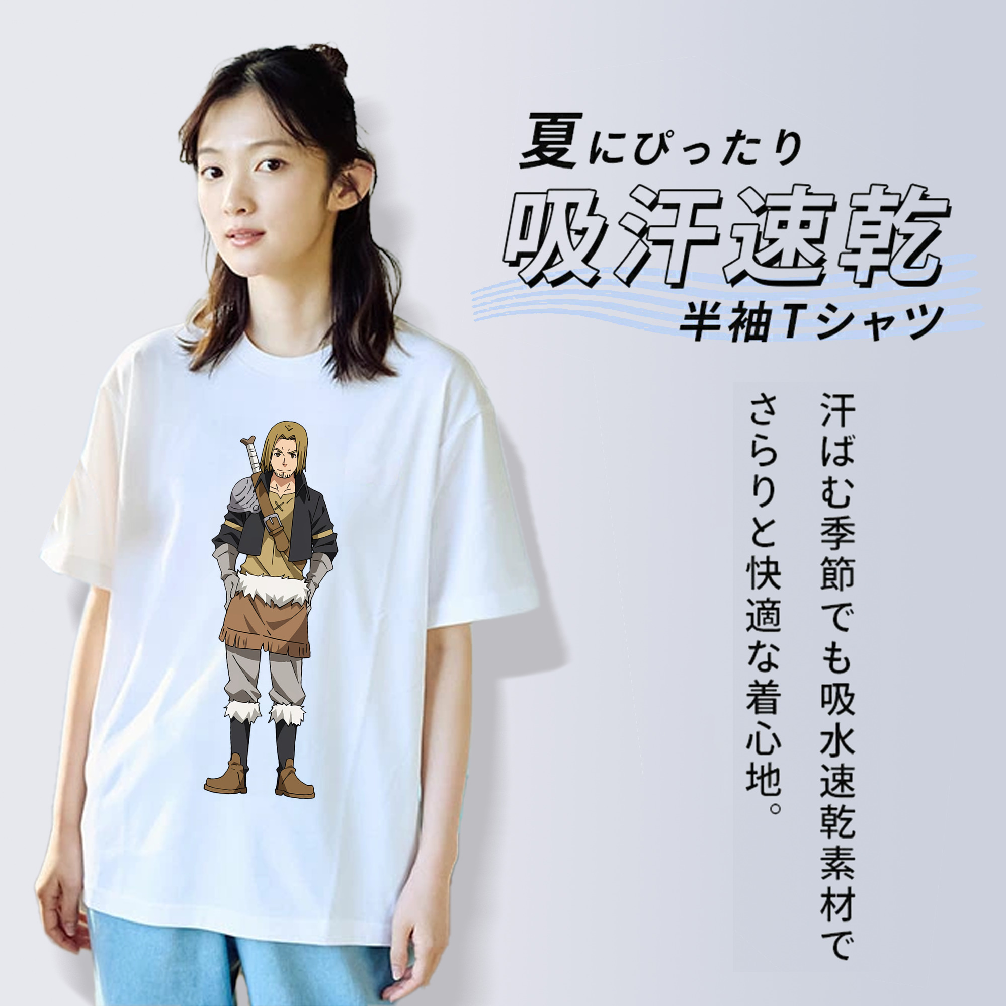 転スラ Regarding Reincarnated to Slime レディースカジュアルプリントTシャツ（綿100％）