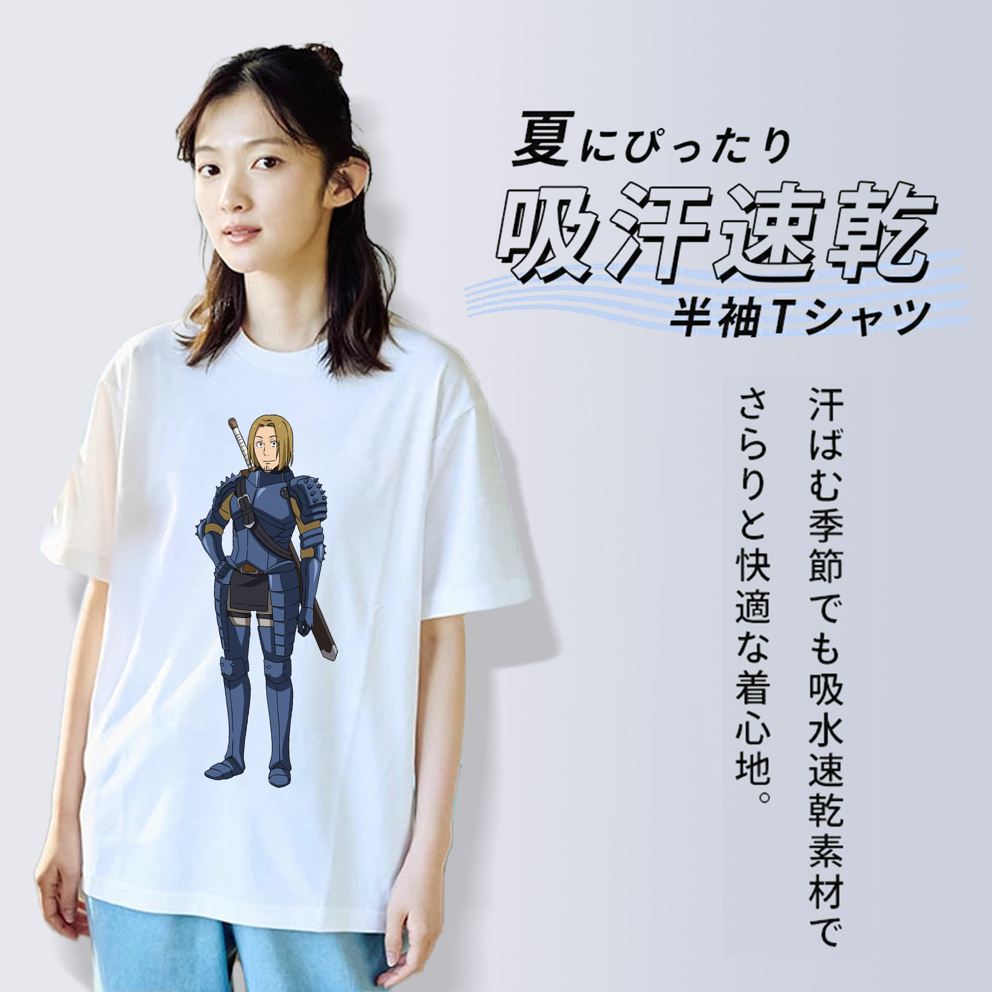 転スラ Regarding Reincarnated to Slime レディースカジュアルプリントTシャツ（綿100％）