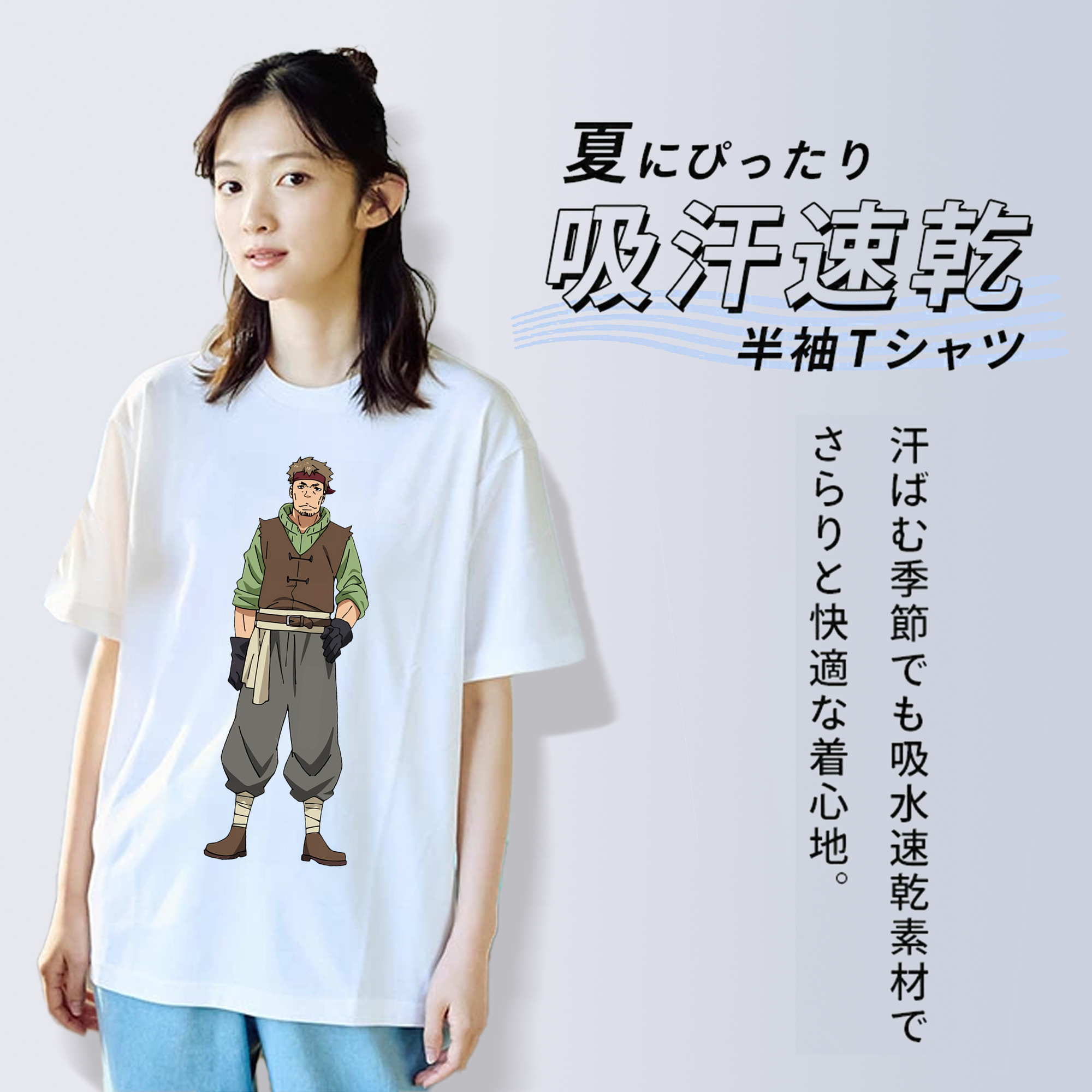 転スラ Regarding Reincarnated to Slime レディースカジュアルプリントTシャツ（綿100％）