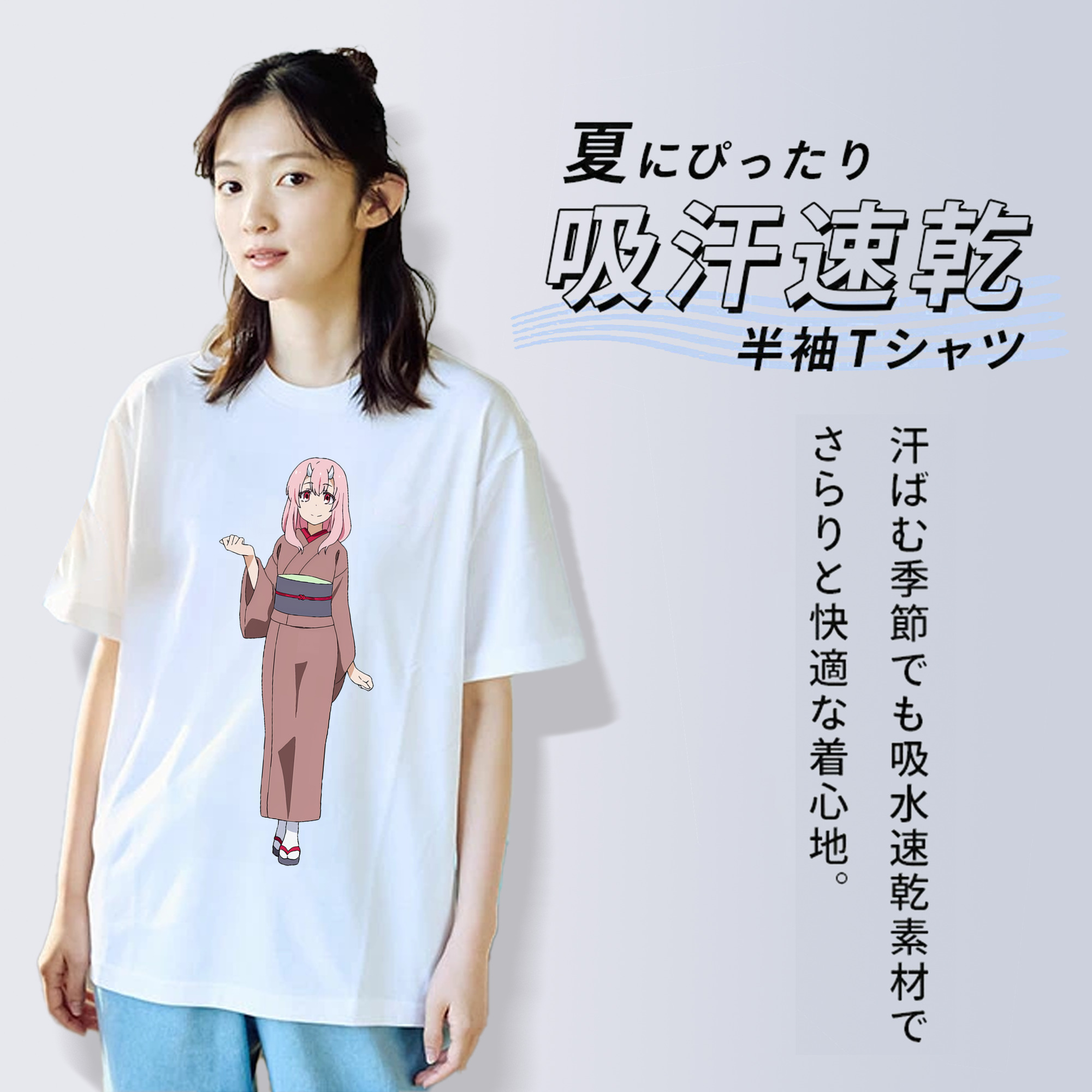 転スラ Regarding Reincarnated to Slime レディースカジュアルプリントTシャツ（綿100％）