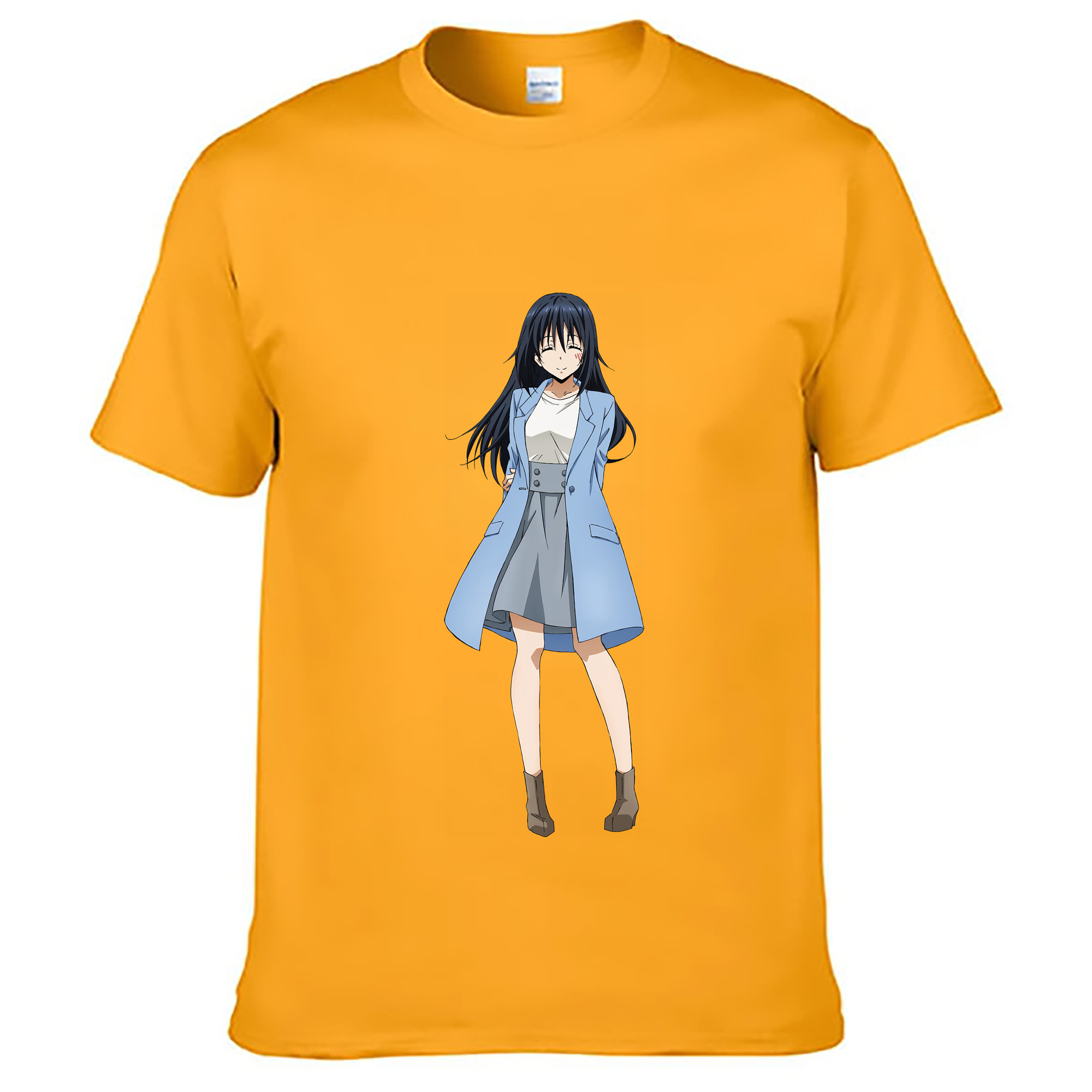 （画像用） 転スラ Regarding Reincarnated to Slime レディースカジュアルプリントTシャツ（綿100％）