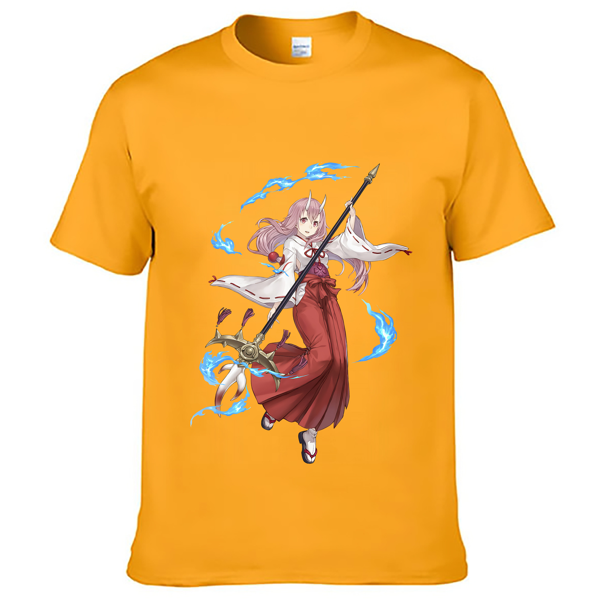 （画像用） 転スラ Regarding Reincarnated to Slime レディースカジュアルプリントTシャツ（綿100％）
