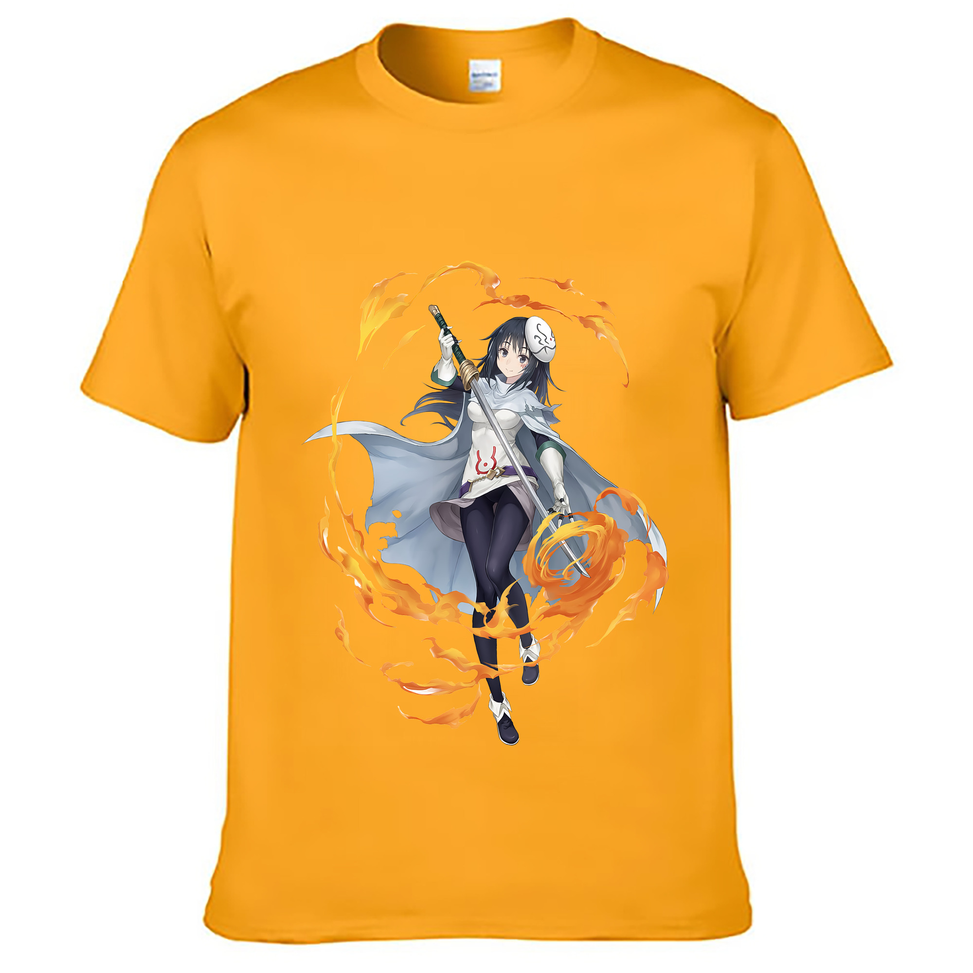 （画像用） 転スラ Regarding Reincarnated to Slime レディースカジュアルプリントTシャツ（綿100％）