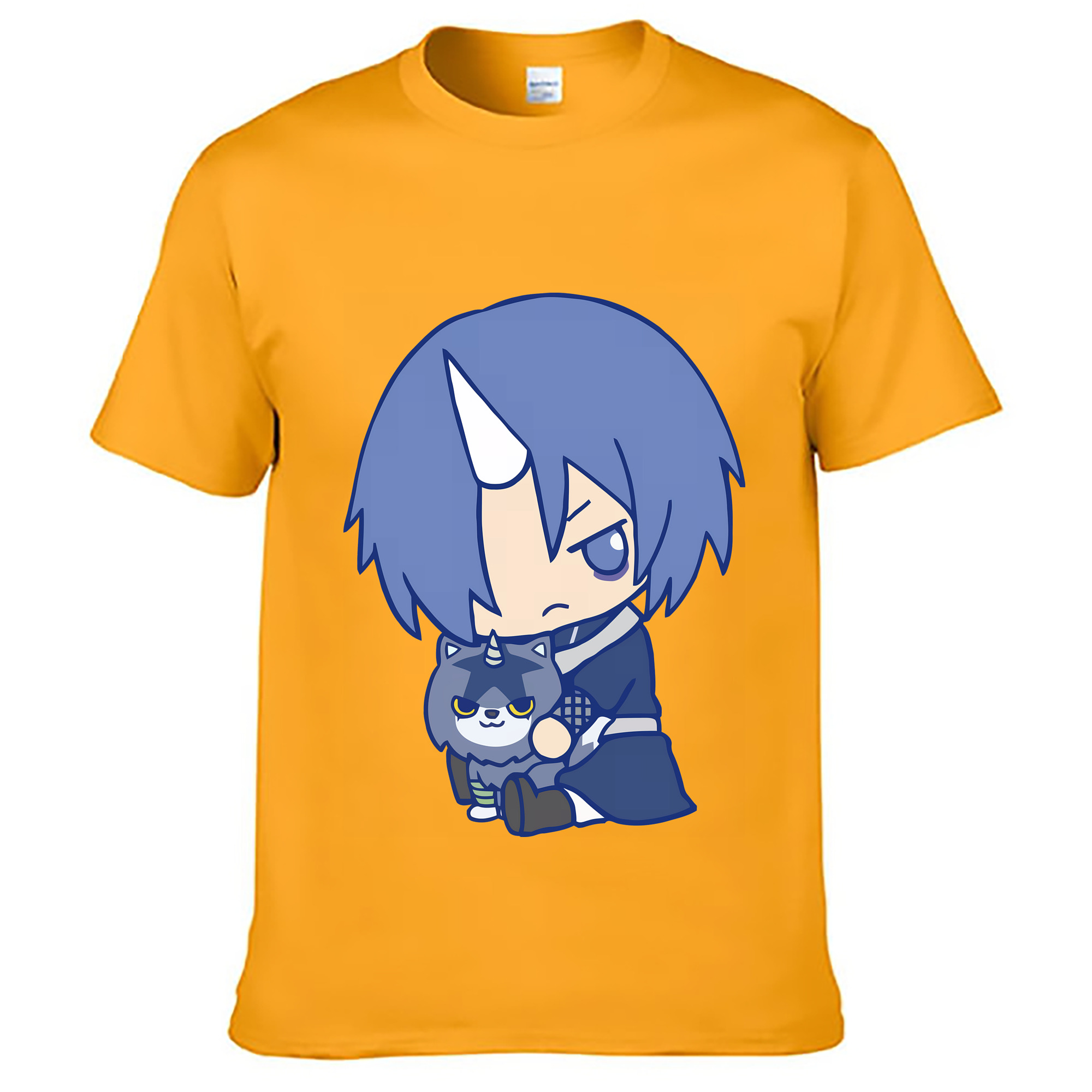 （画像用） 転スラ Regarding Reincarnated to Slime レディースカジュアルプリントTシャツ（綿100％）