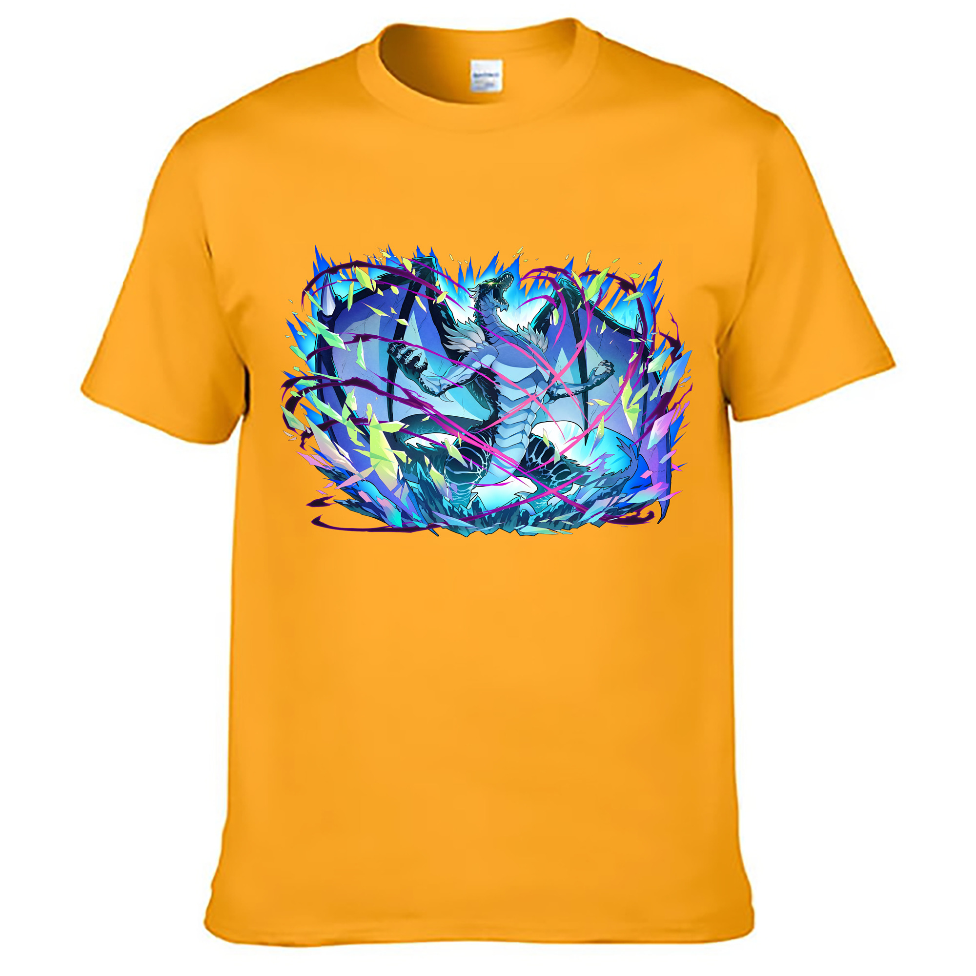 （画像用） 転スラ Regarding Reincarnated to Slime レディースカジュアルプリントTシャツ（綿100％）