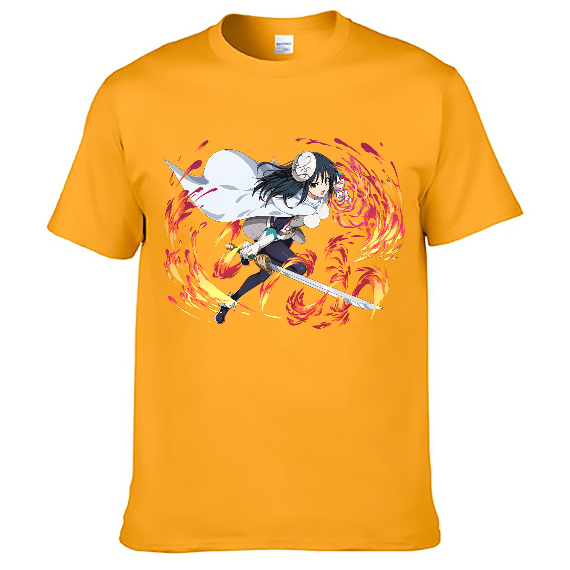 （画像用） 転スラ Regarding Reincarnated to Slime レディースカジュアルプリントTシャツ（綿100％）