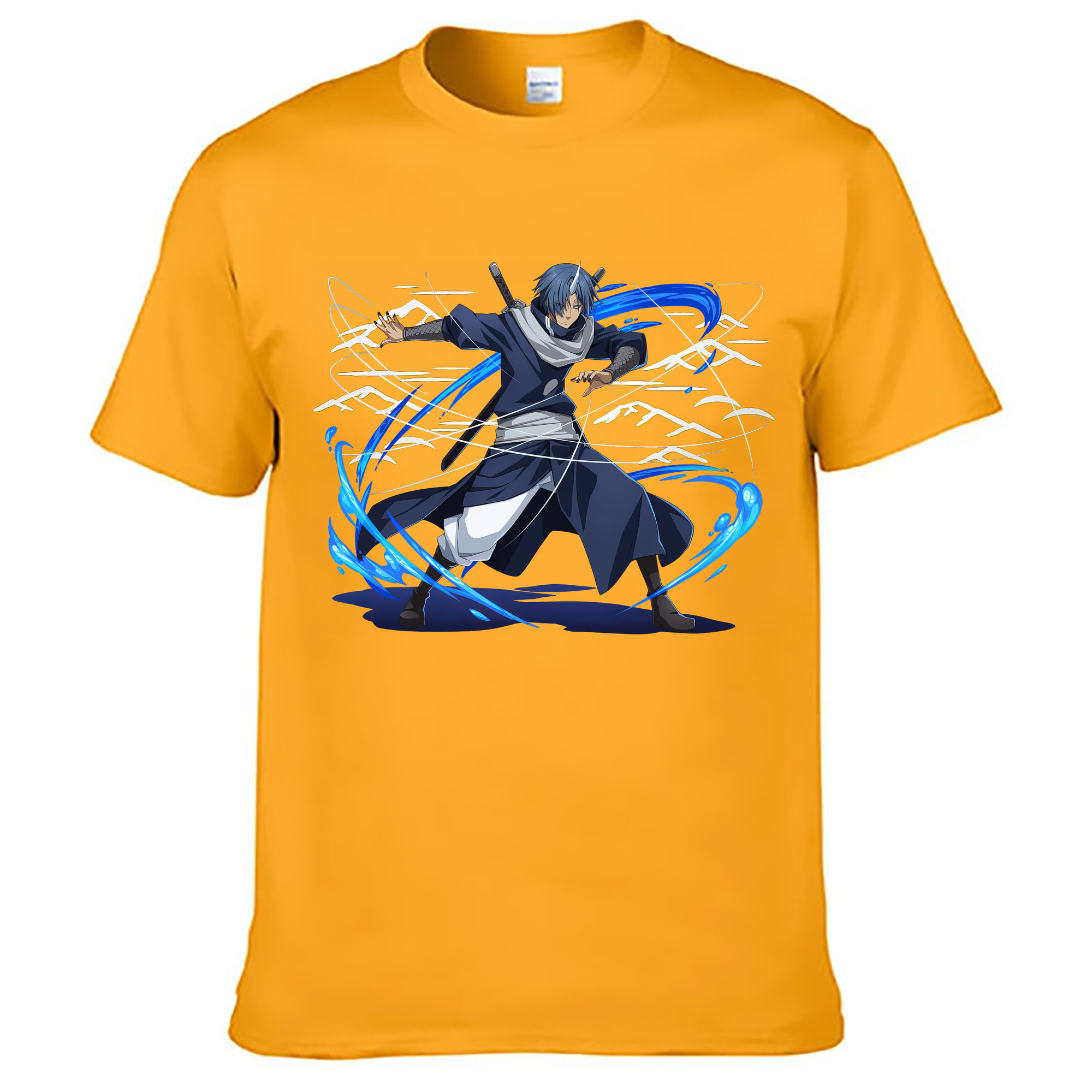 （画像用） 転スラ Regarding Reincarnated to Slime レディースカジュアルプリントTシャツ（綿100％）