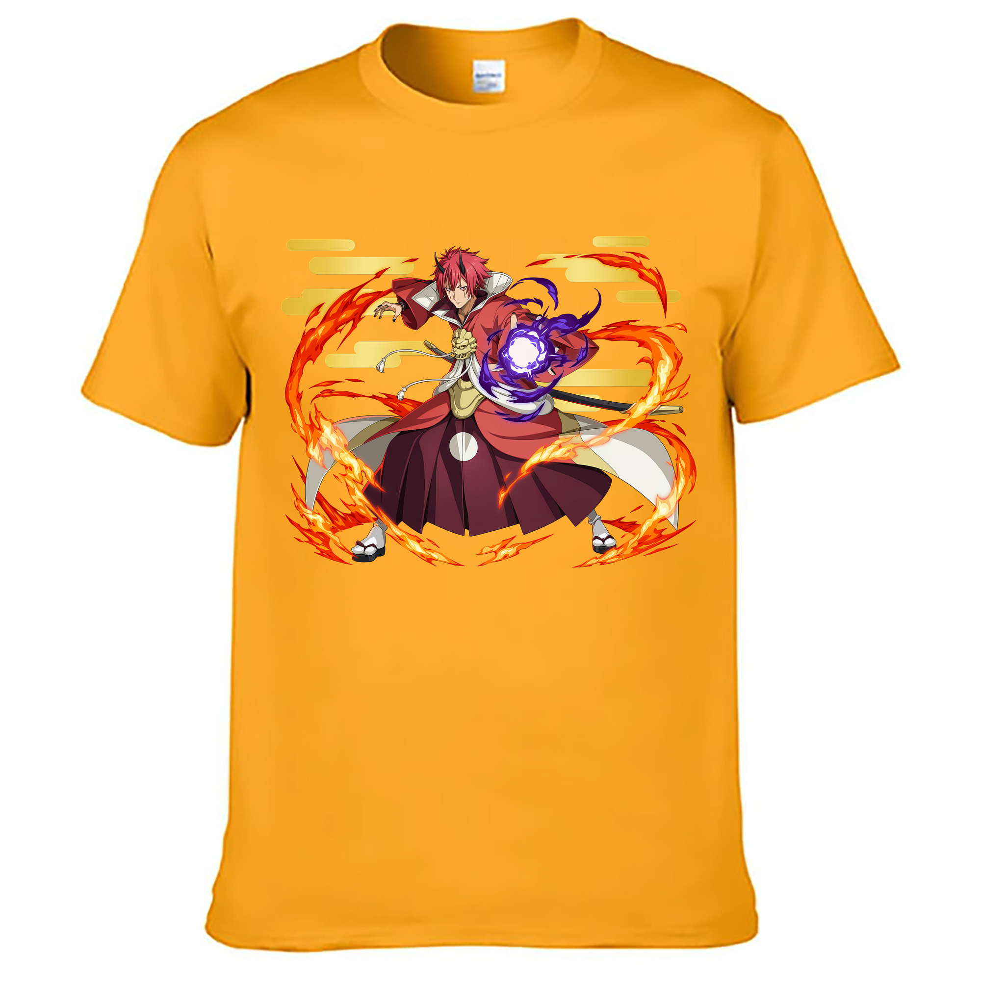 （画像用） 転スラ Regarding Reincarnated to Slime レディースカジュアルプリントTシャツ（綿100％）