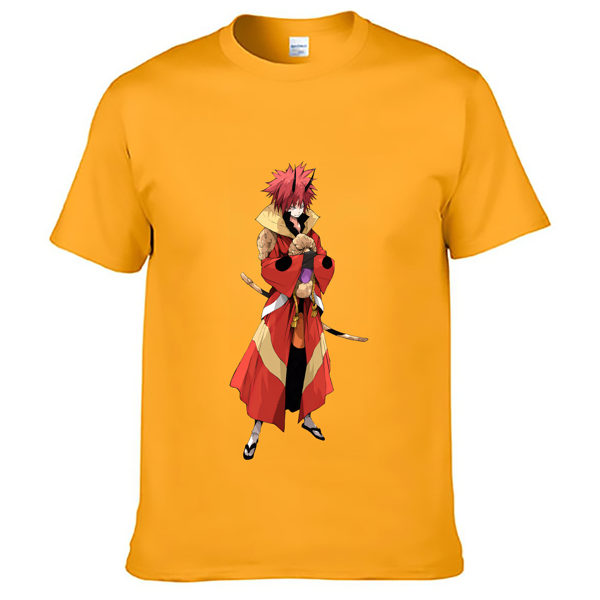 （画像用） 転スラ Regarding Reincarnated to Slime レディースカジュアルプリントTシャツ（綿100％）