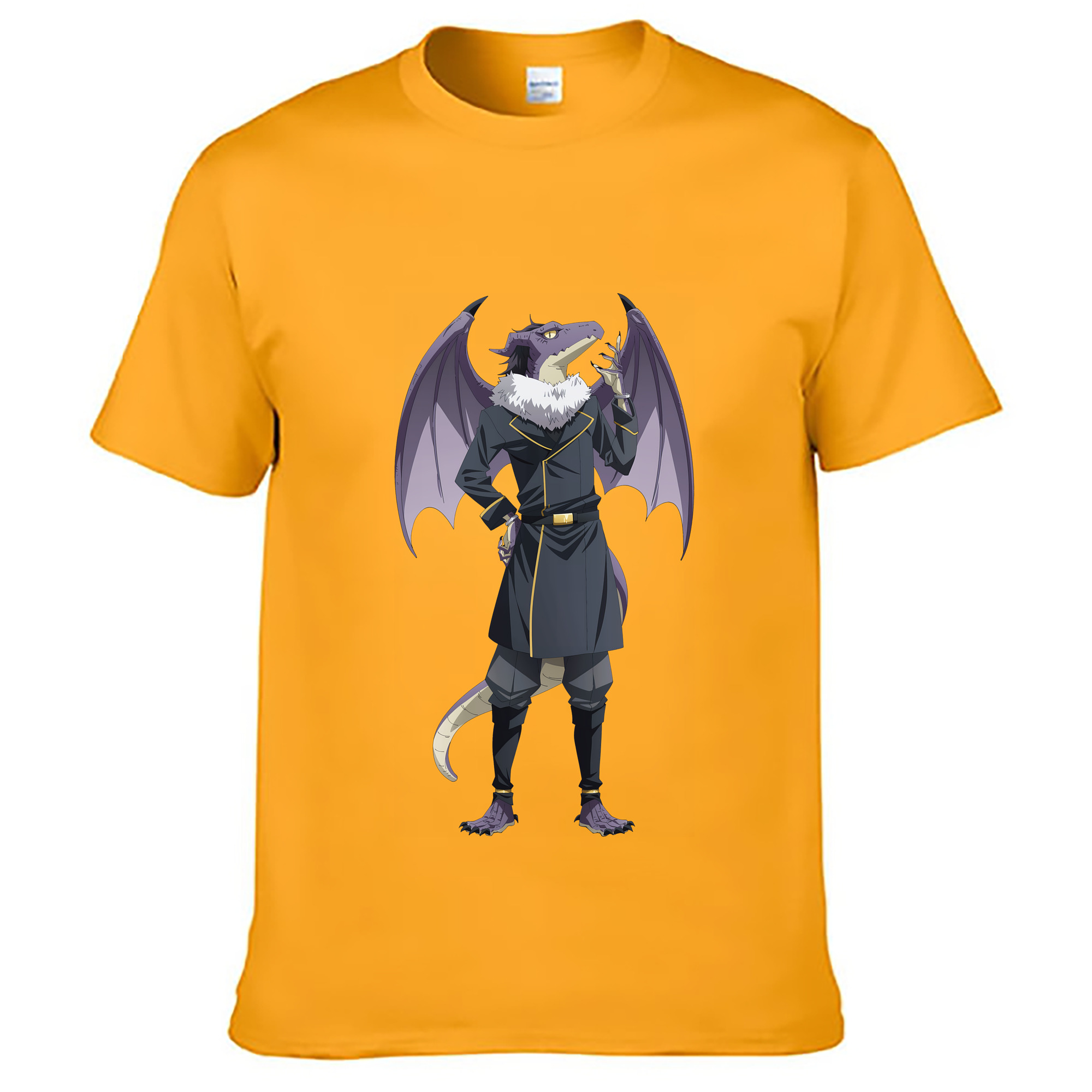 （画像用） 転スラ Regarding Reincarnated to Slime レディースカジュアルプリントTシャツ（綿100％）
