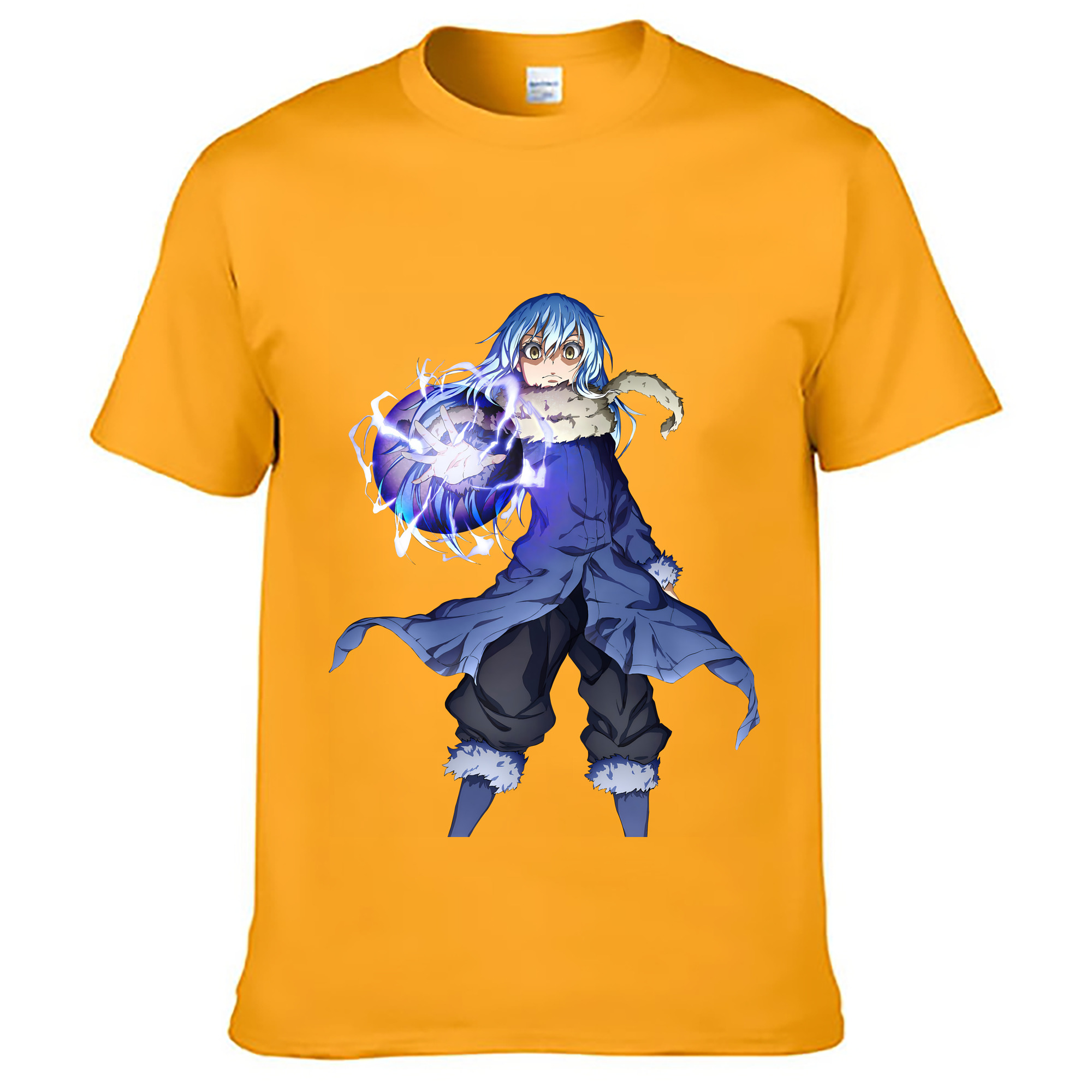 （画像用） 転スラ Regarding Reincarnated to Slime レディースカジュアルプリントTシャツ（綿100％）
