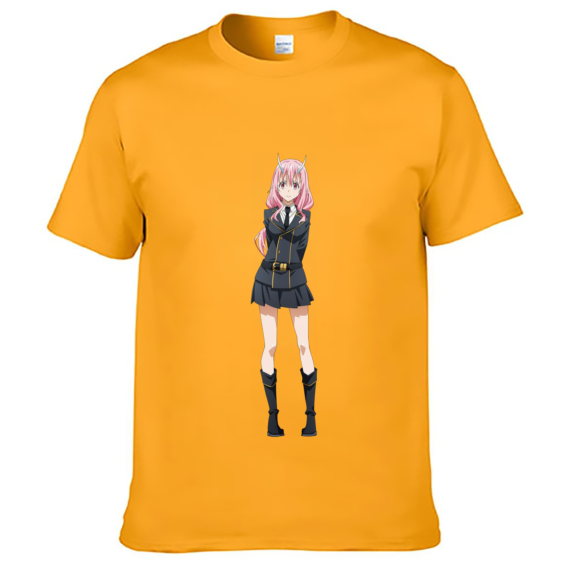 （画像用） 転スラ Regarding Reincarnated to Slime レディースカジュアルプリントTシャツ（綿100％）