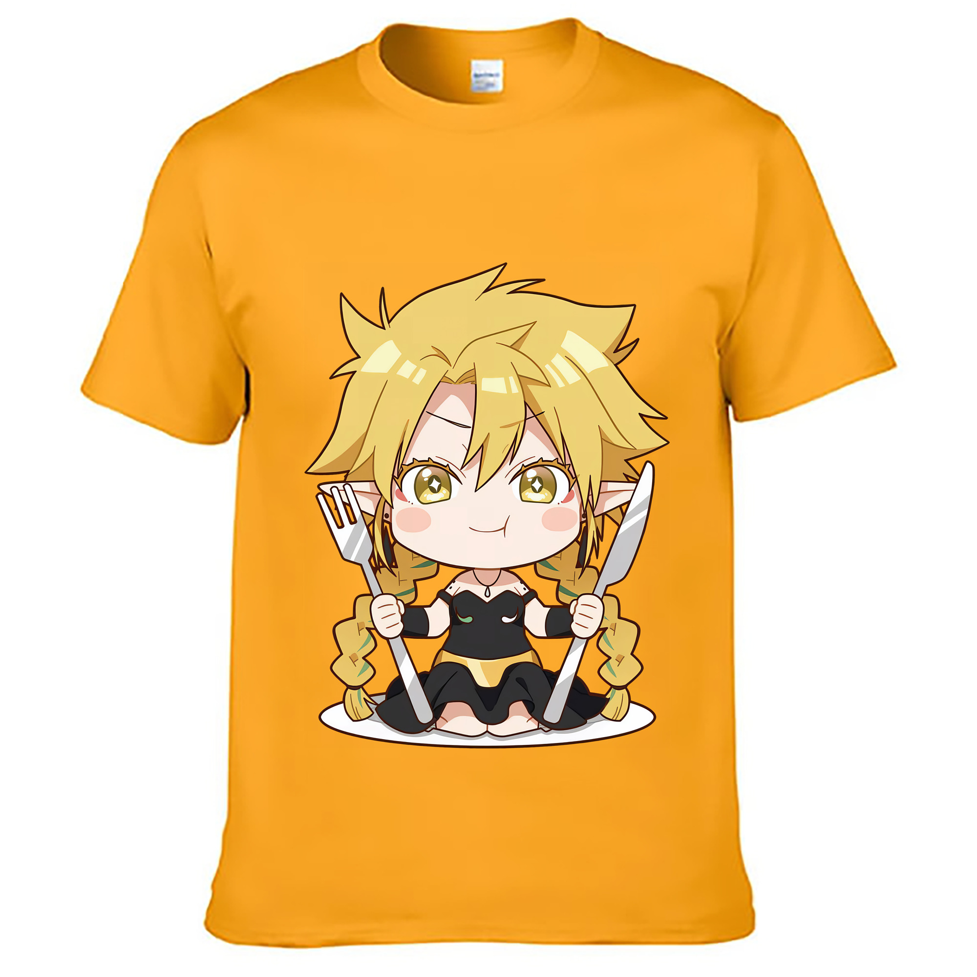（画像用） 転スラ Regarding Reincarnated to Slime レディースカジュアルプリントTシャツ（綿100％）