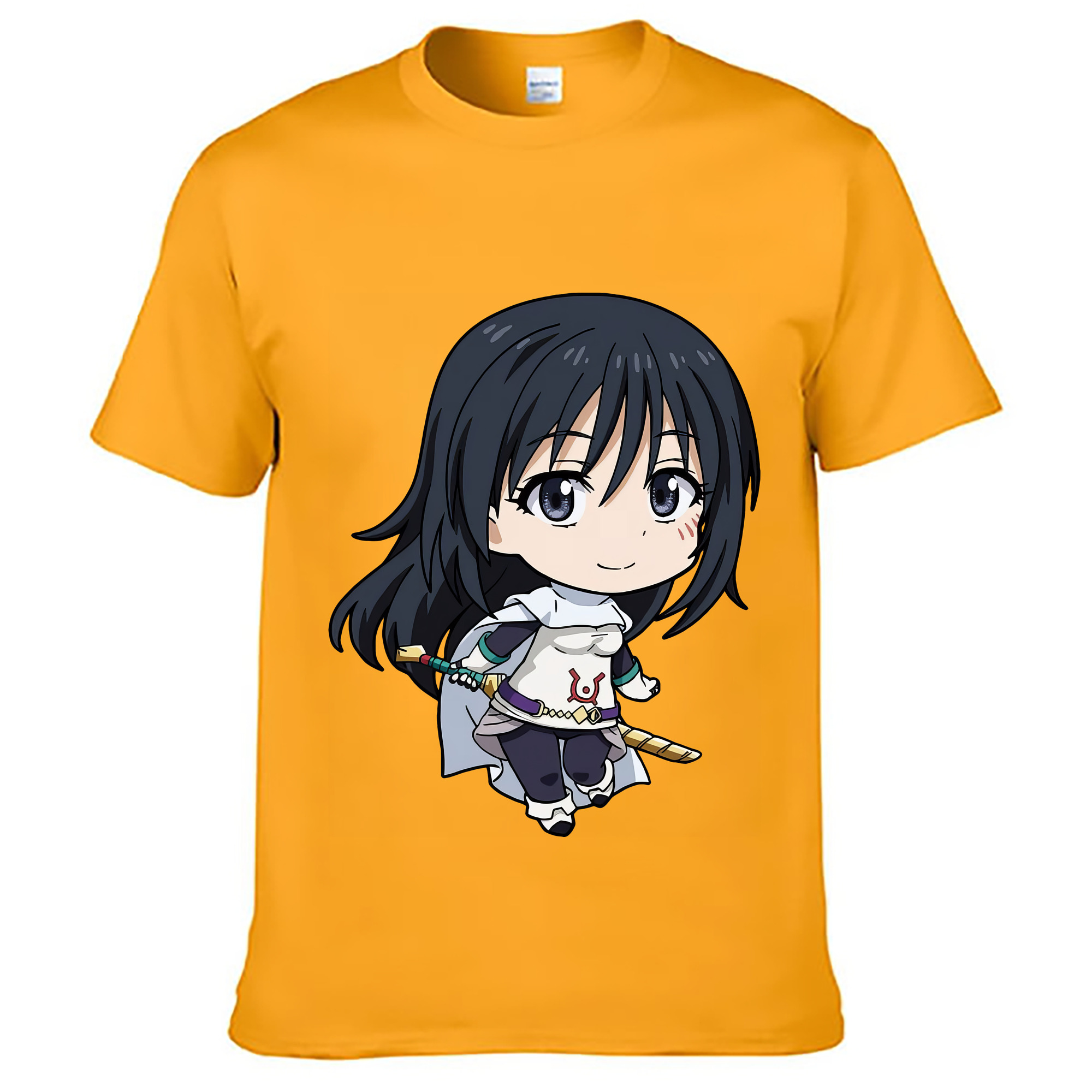 （画像用） 転スラ Regarding Reincarnated to Slime レディースカジュアルプリントTシャツ（綿100％）