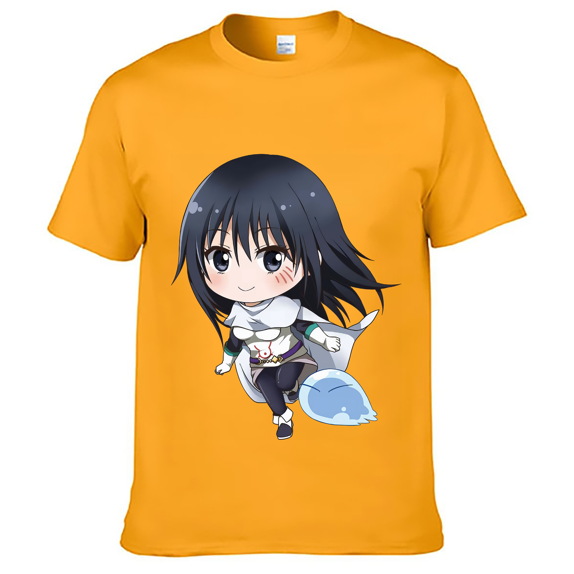（画像用） 転スラ Regarding Reincarnated to Slime レディースカジュアルプリントTシャツ（綿100％）