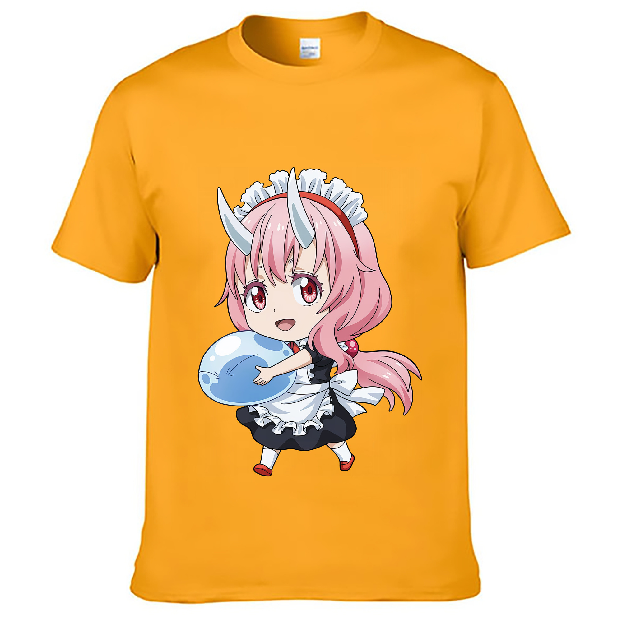 （画像用） 転スラ Regarding Reincarnated to Slime レディースカジュアルプリントTシャツ（綿100％）