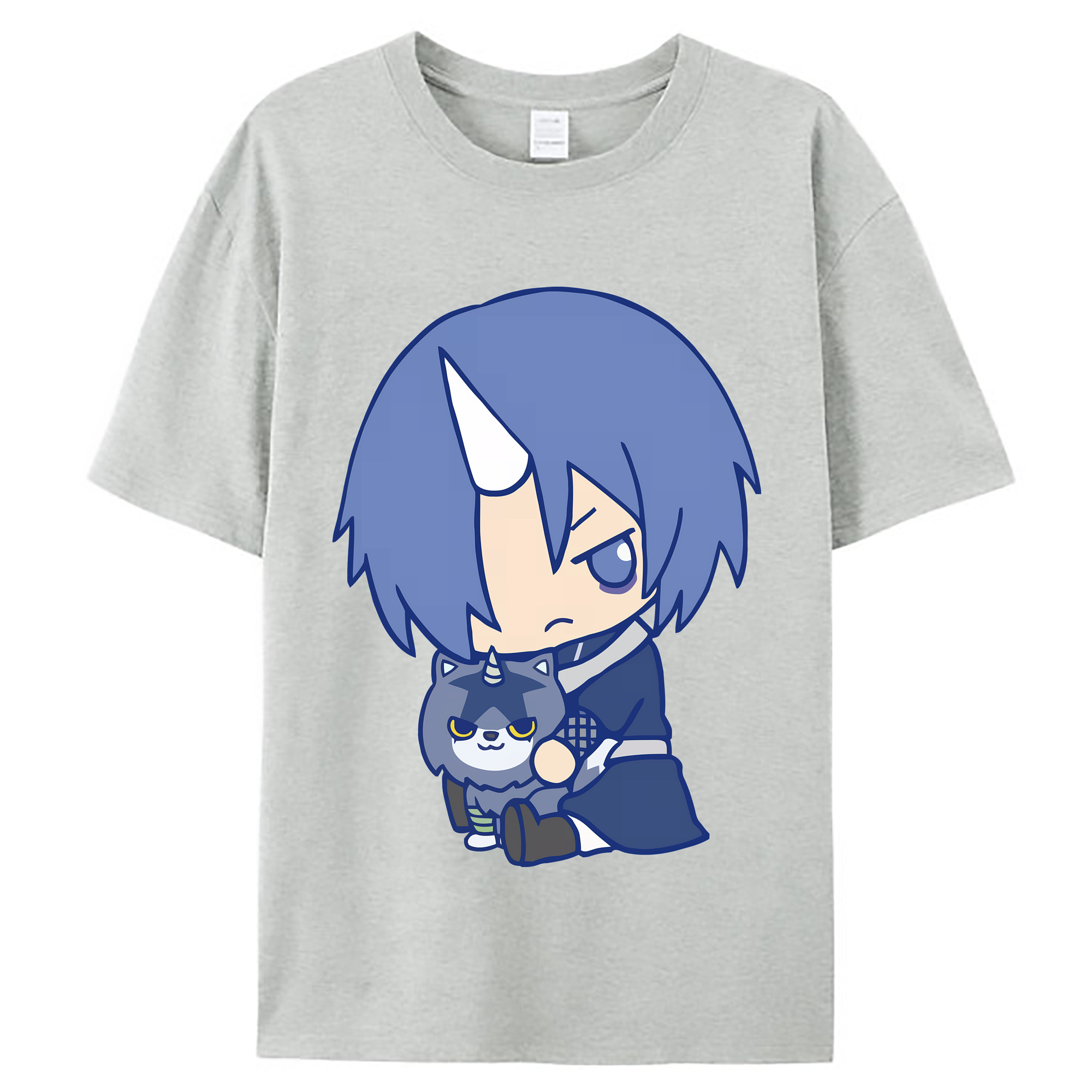 （画像用） 転スラ Regarding Reincarnated to Slime レディースカジュアルプリントTシャツ（綿100％）