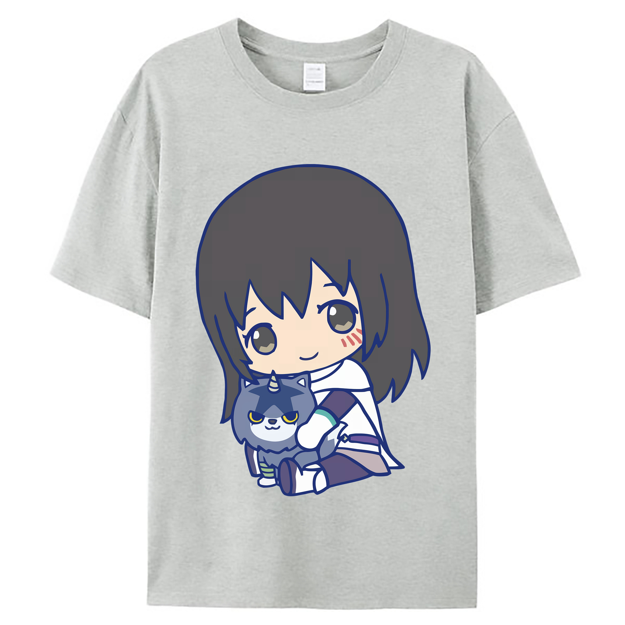 （画像用） 転スラ Regarding Reincarnated to Slime レディースカジュアルプリントTシャツ（綿100％）