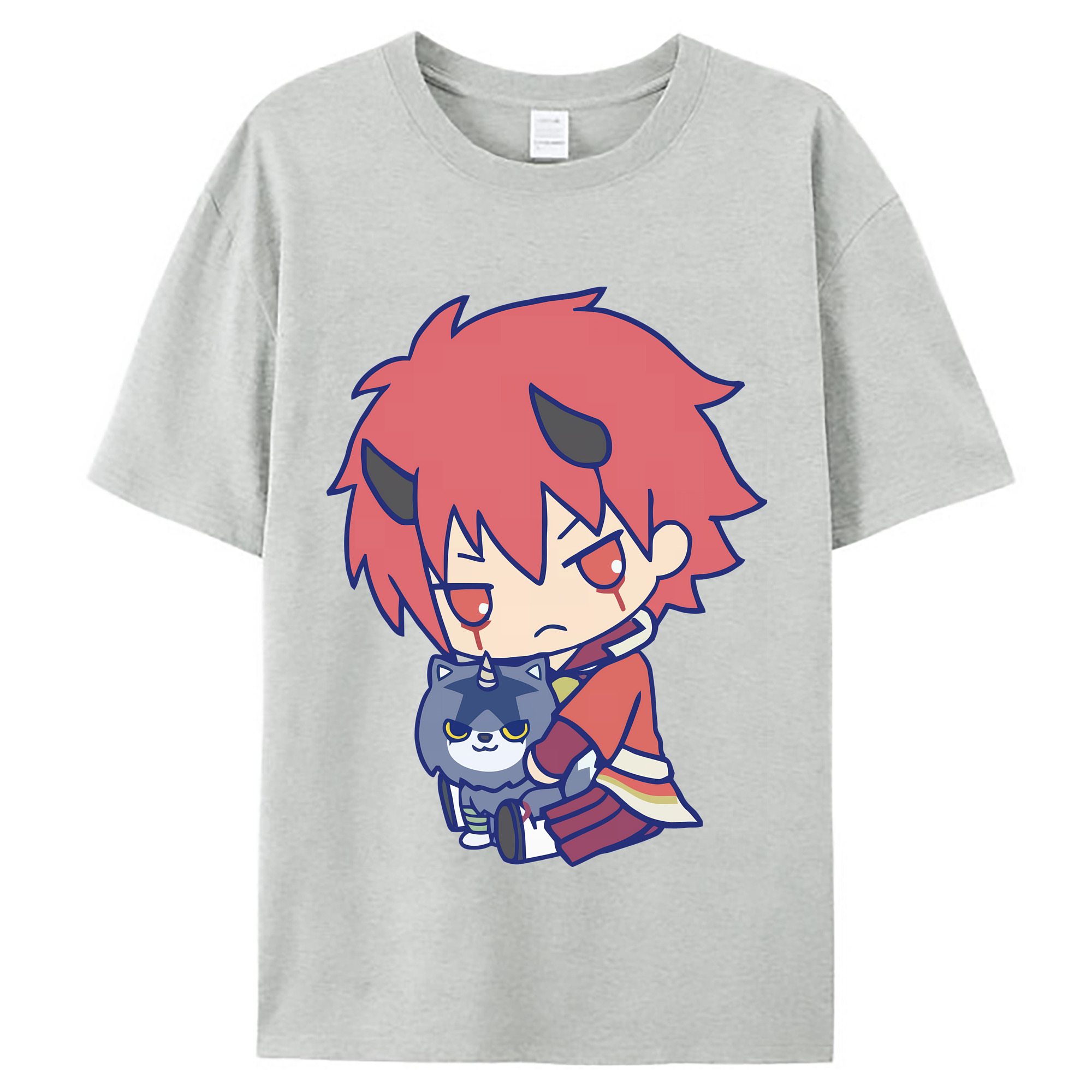 （画像用） 転スラ Regarding Reincarnated to Slime レディースカジュアルプリントTシャツ（綿100％）